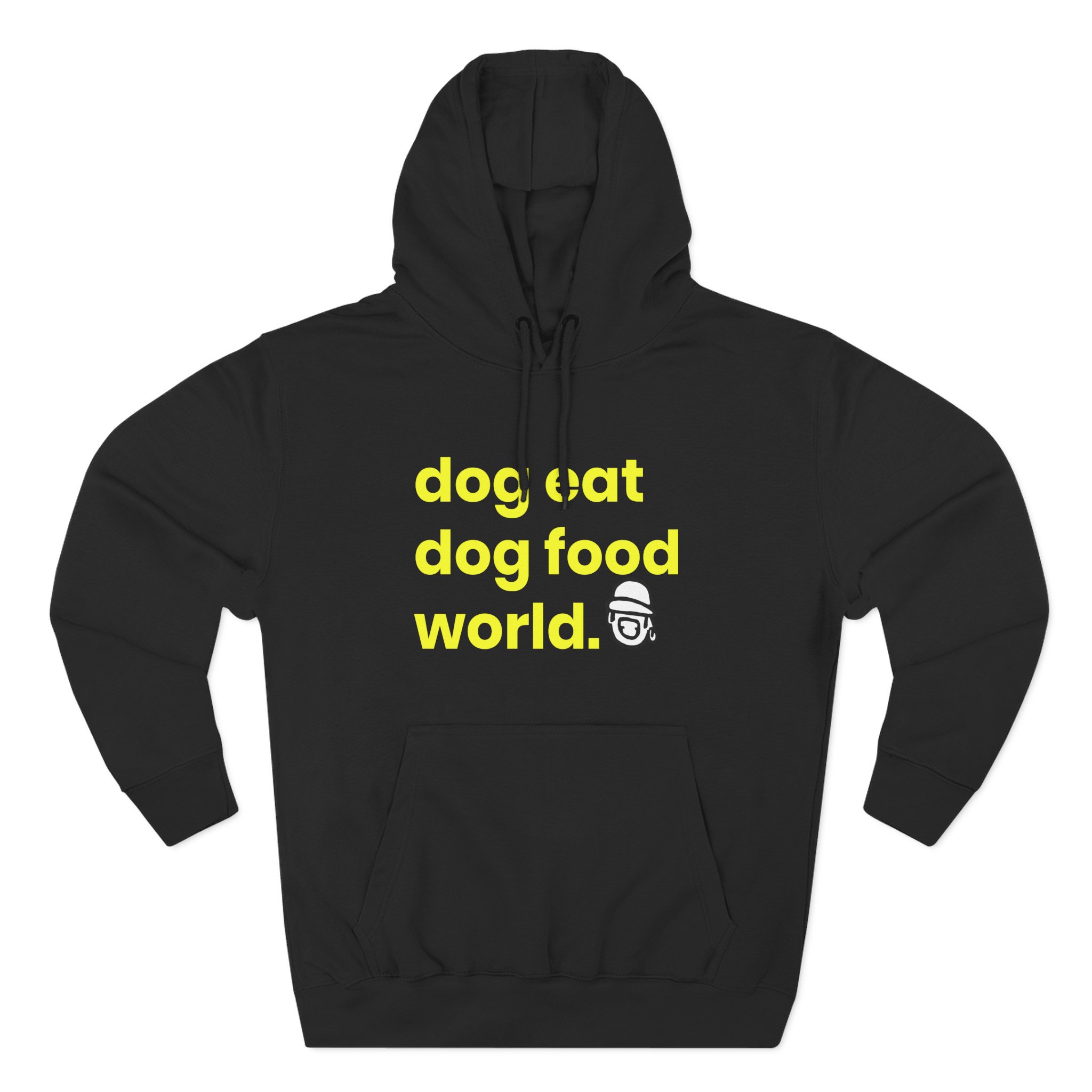 Niko B Dog Eat Dog Food World Three-panel Fleece Hoodie