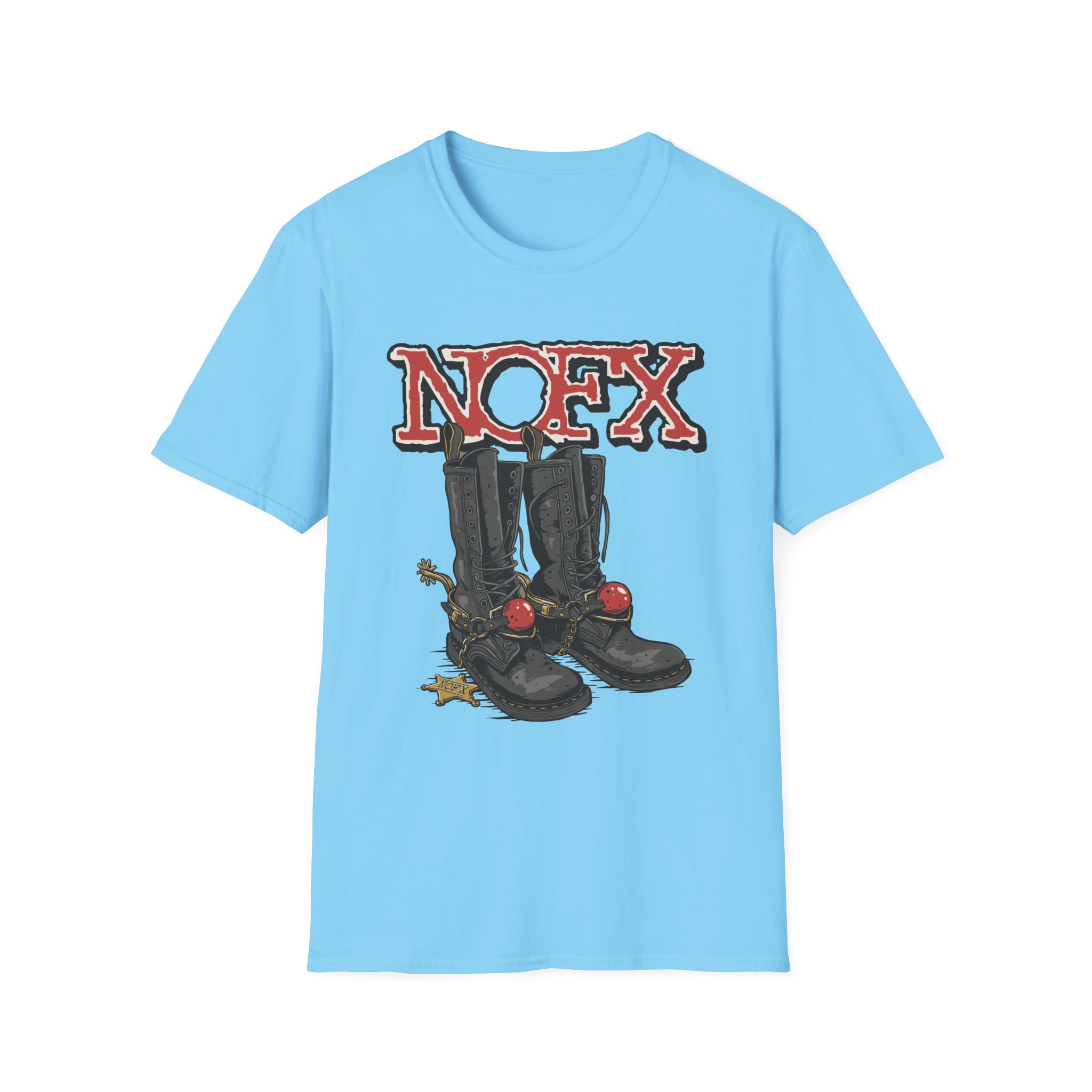 Nofx Boots Unisex Softstyle T-Shirt