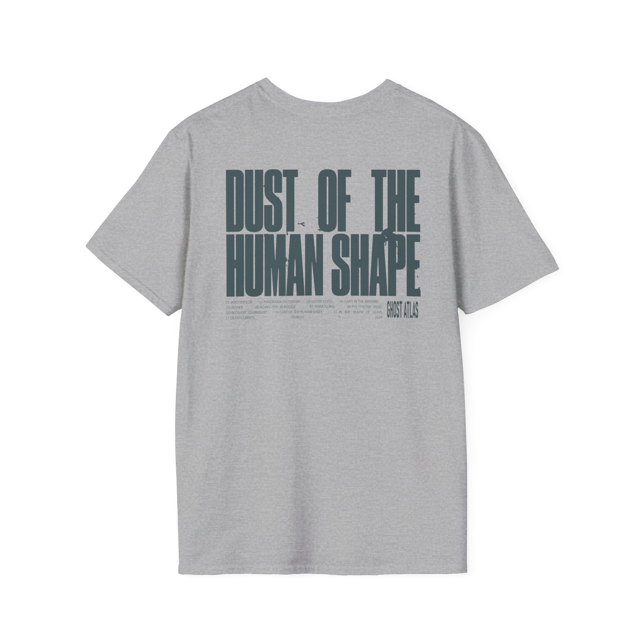 Ghost Atlas Dust of the Human Shape Unisex Softstyle T-Shirt