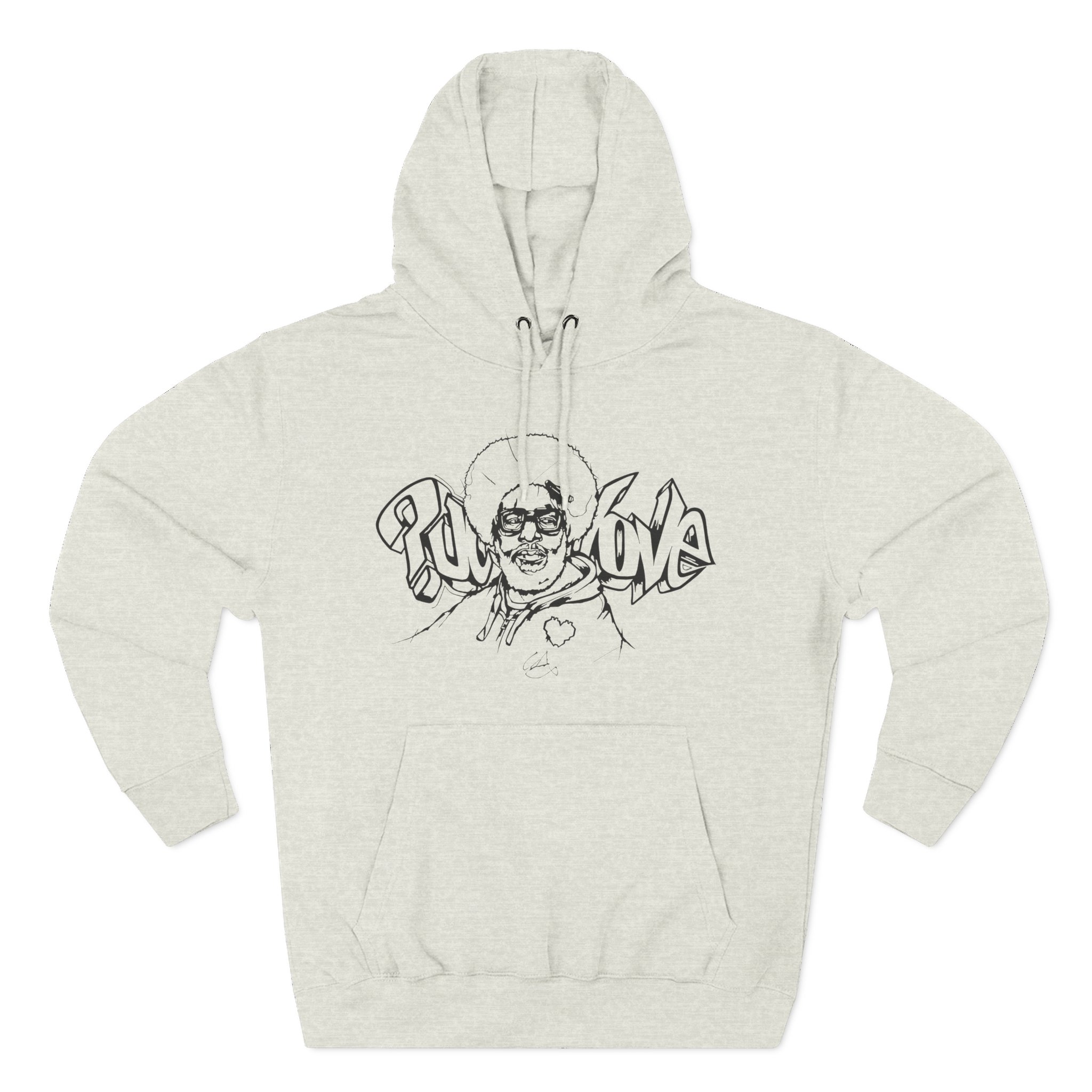 The Roots Questlove Sketch Three-Panel Fleece Hoodie
