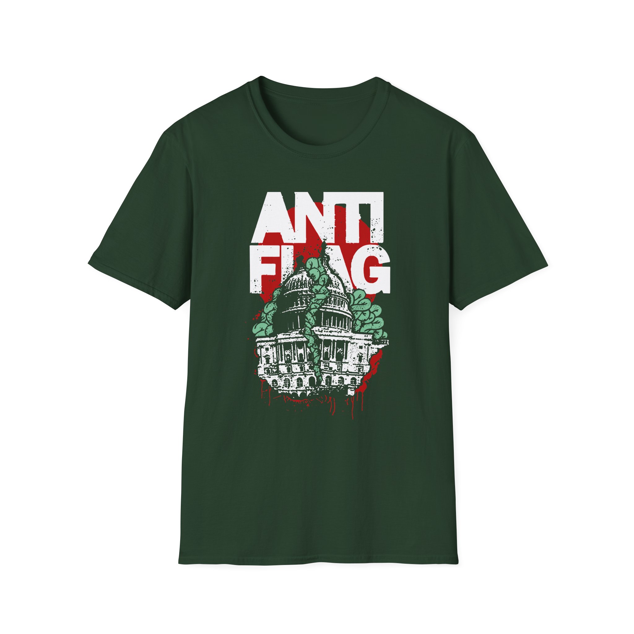 Anti Flag Washington Dc Unisex Softstyle T-Shirt