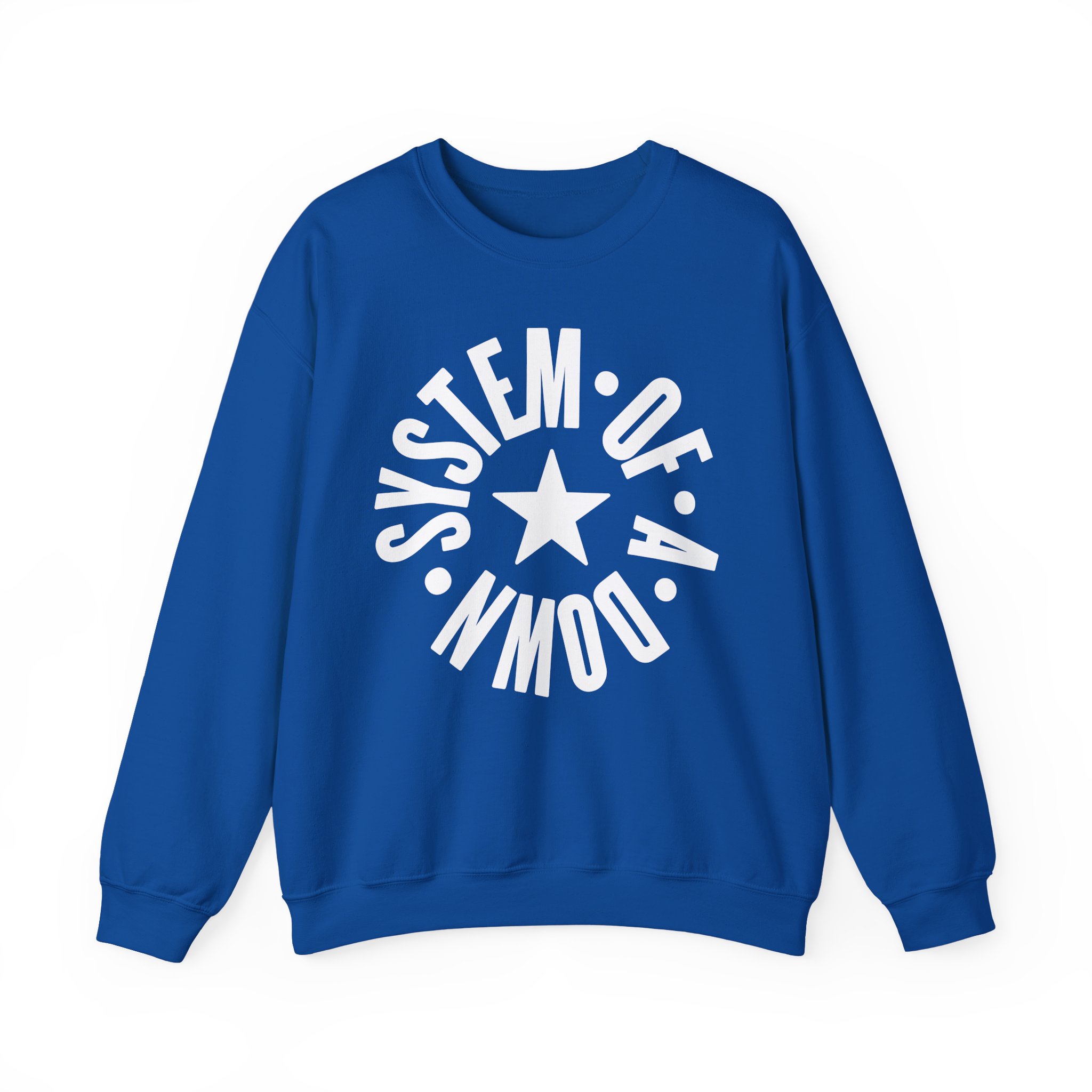 System of a Down Full Circle Logo Kids Unisex Heavy Blendâ„¢ Crewneck Sweatshirt