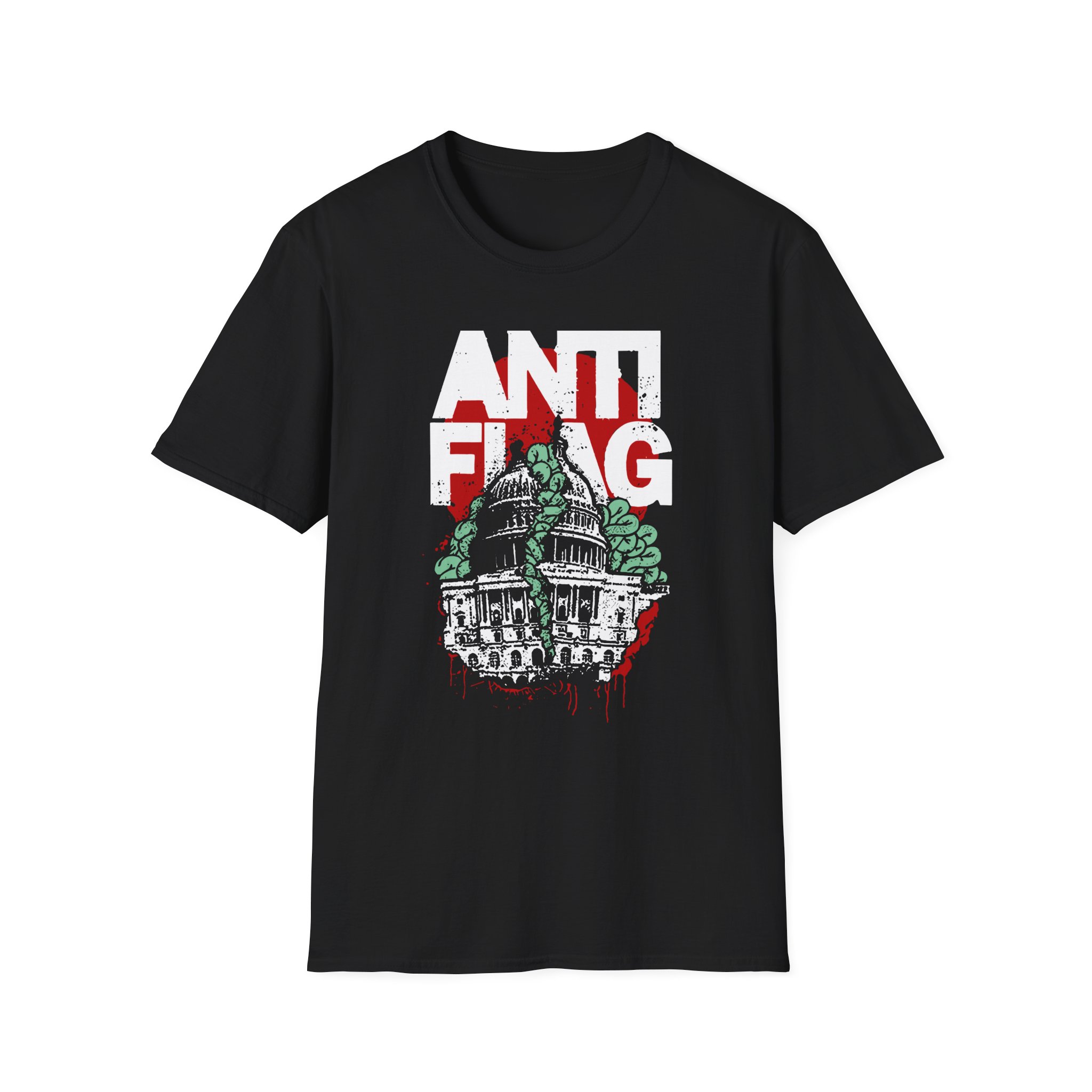 Anti Flag Washington Dc Unisex Softstyle T-Shirt