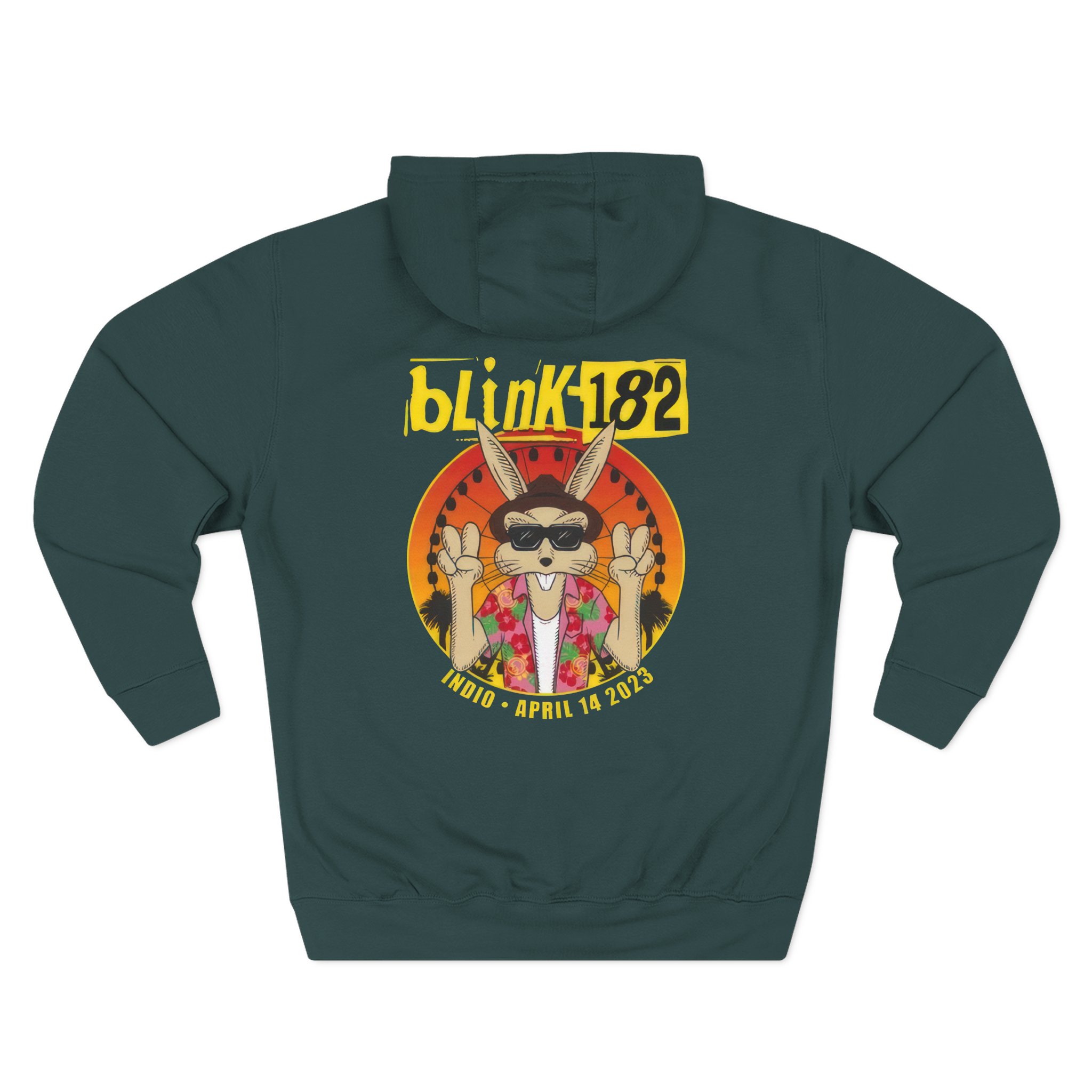 Blink 182 Coachella San Diego 2023 Three-Panel Fleece Hoodie