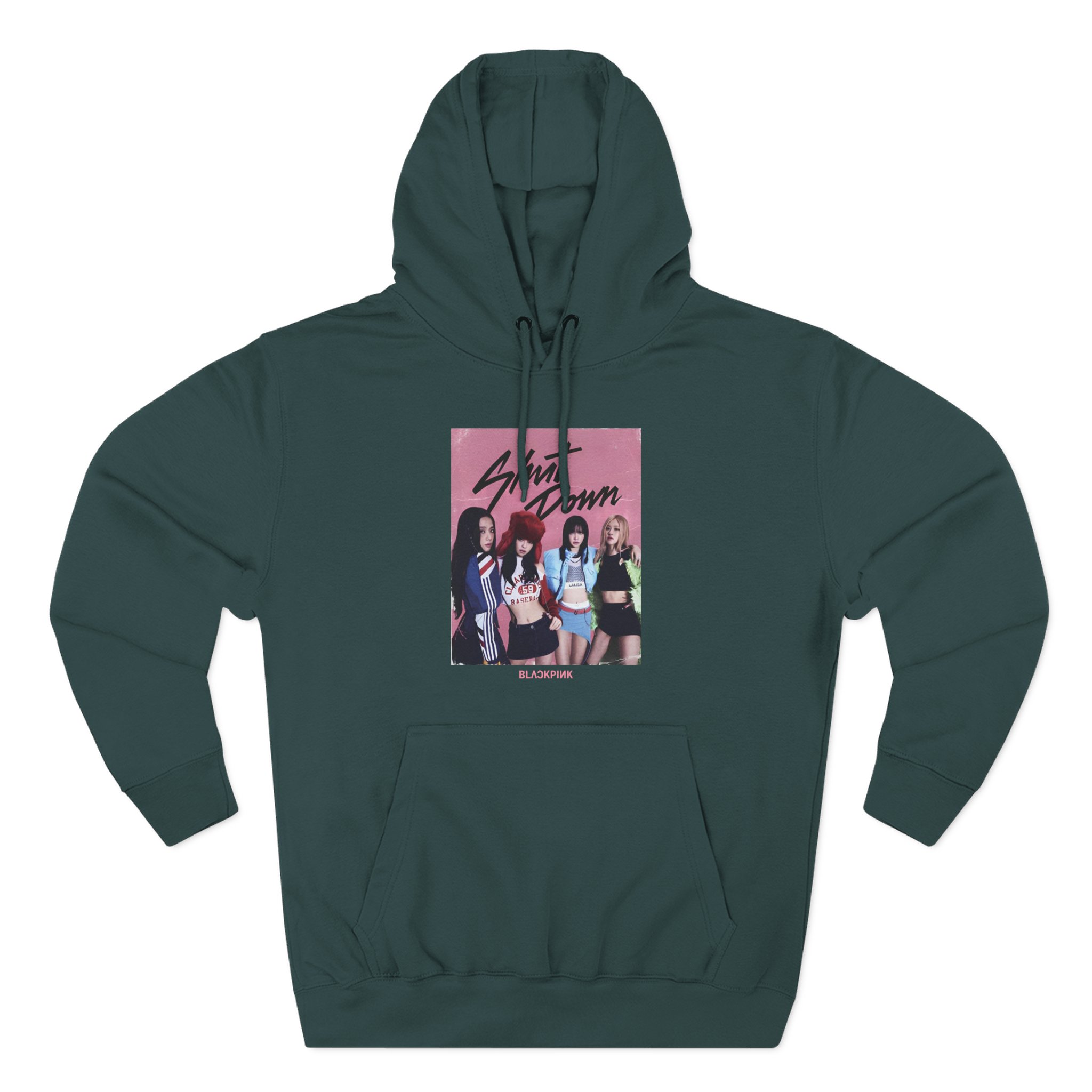 B Shut Down Three-Panel Fleece Hoodie