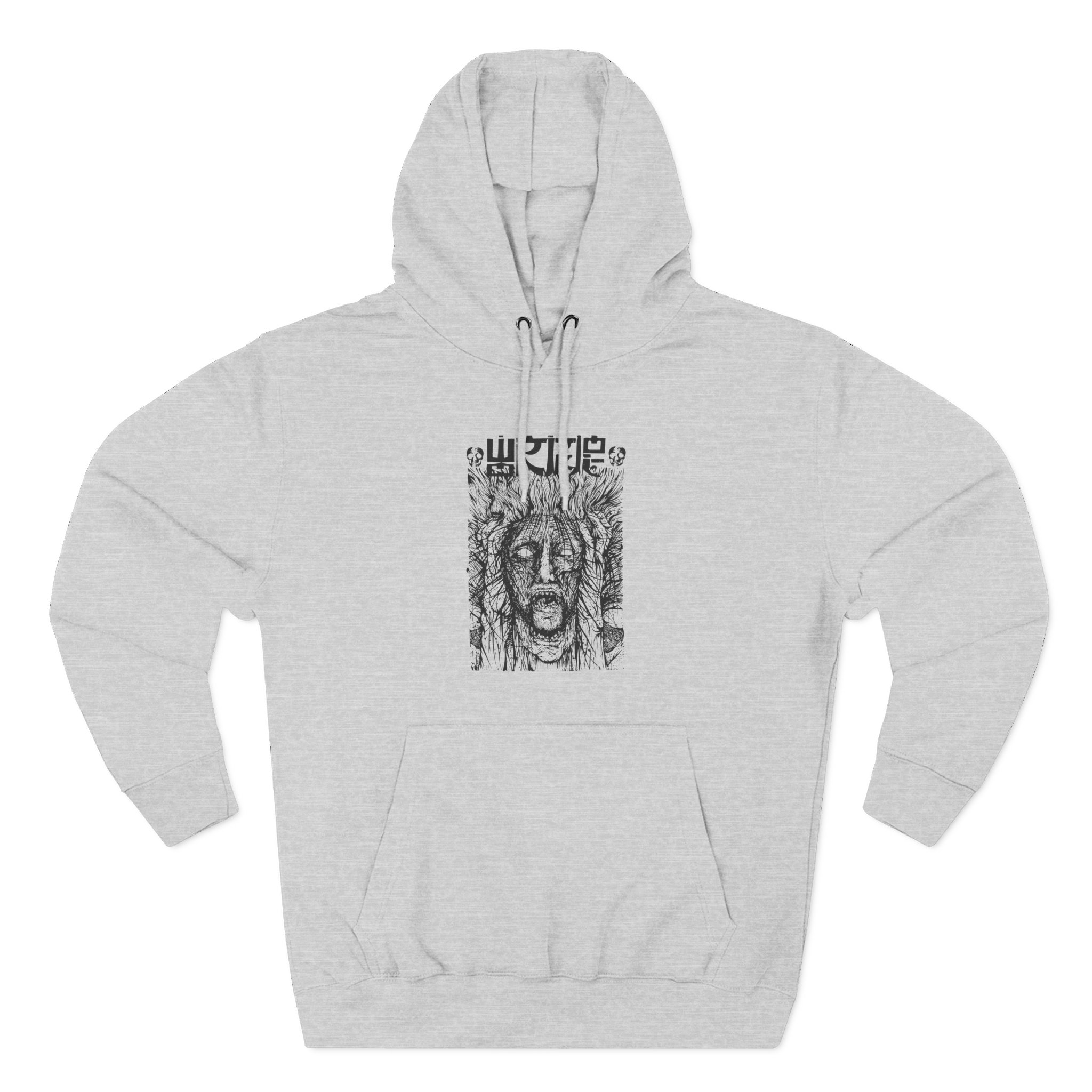 Wormrot Voices Three-Panel Fleece Hoodie