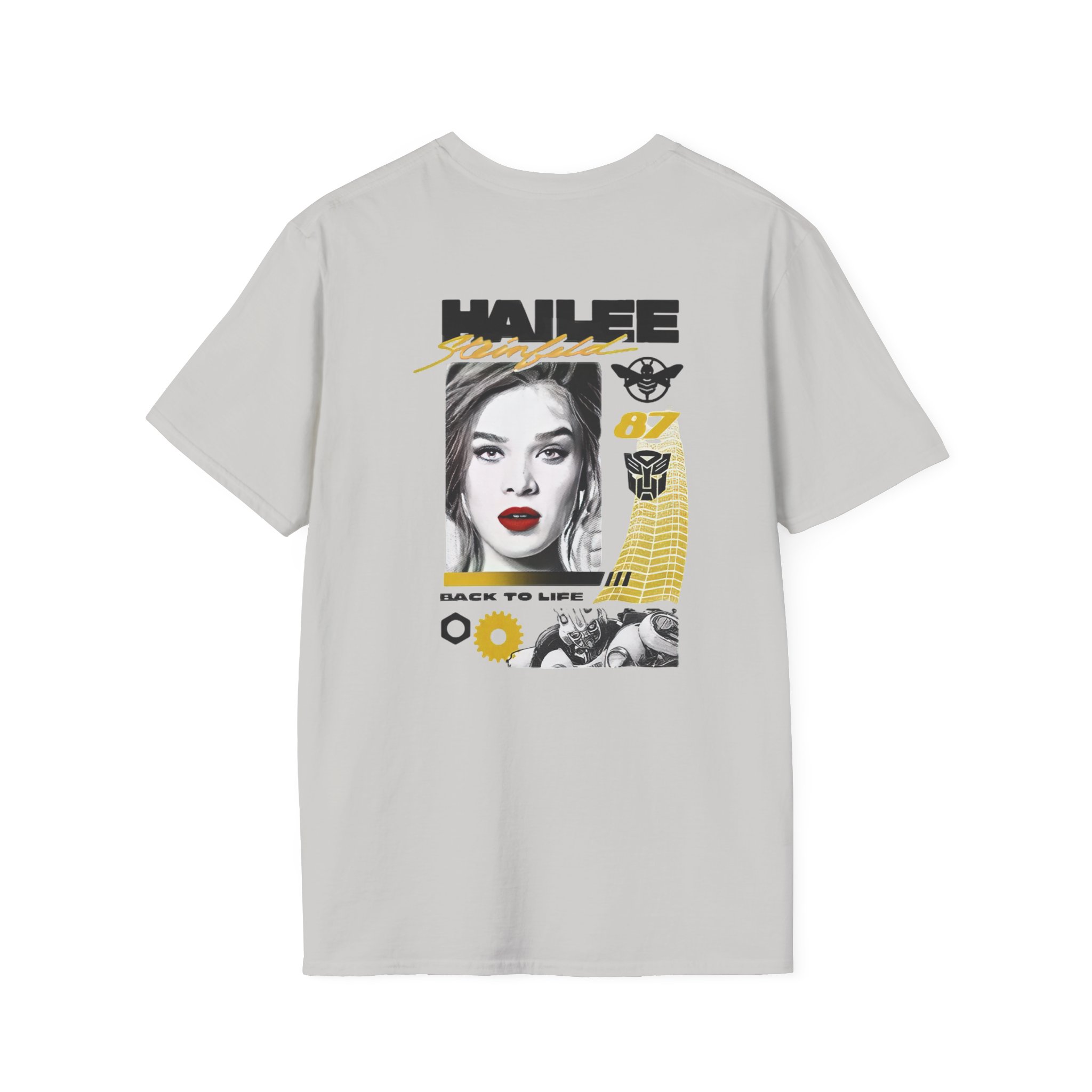 Hailee Steinfeld Bumblebee Moto Unisex Softstyle T-Shirt