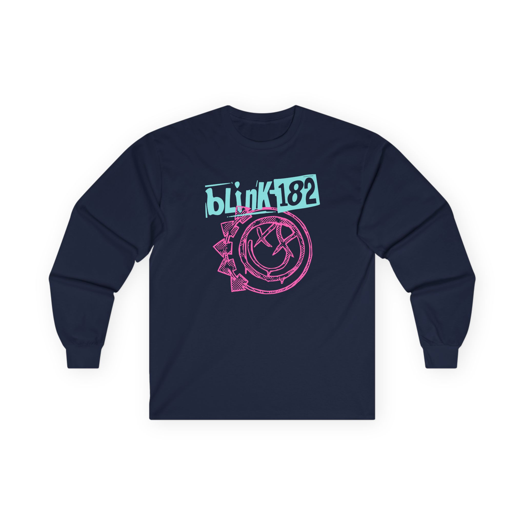 Blink 182 Smiley Crop Unisex Ultra Cotton Long Sleeve Tee