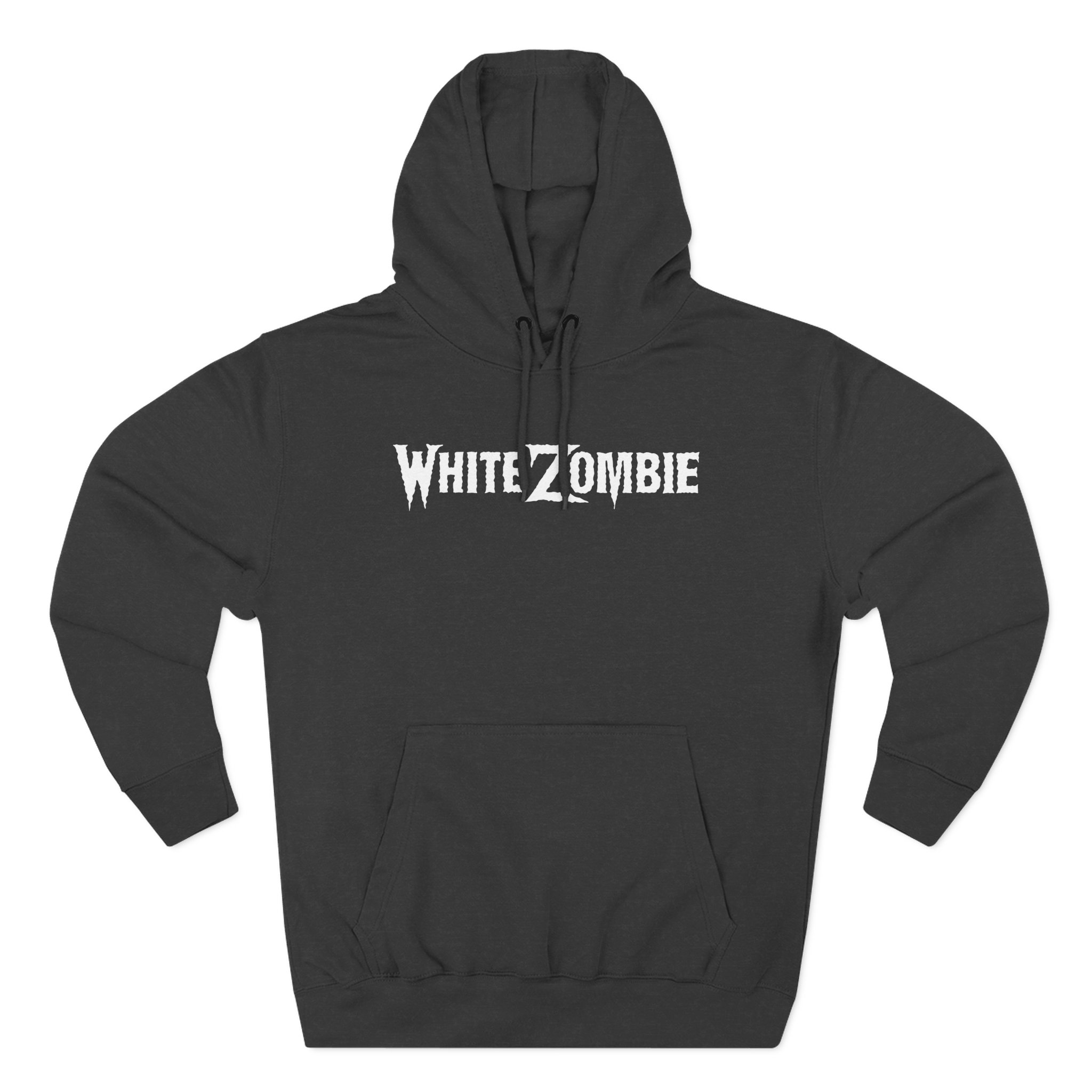 White Zombie Classic Logo Three-Panel Fleece Hoodie