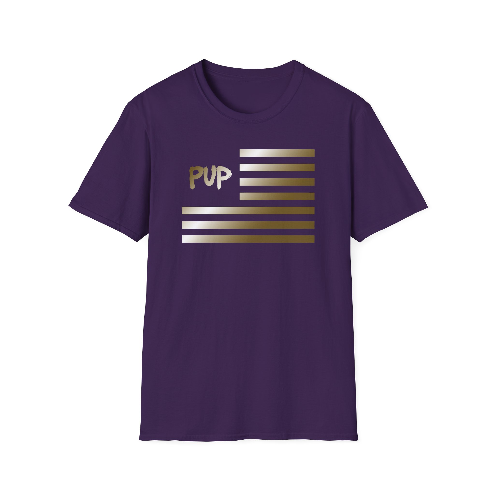 Pup Gold Foil Unisex Softstyle T-Shirt