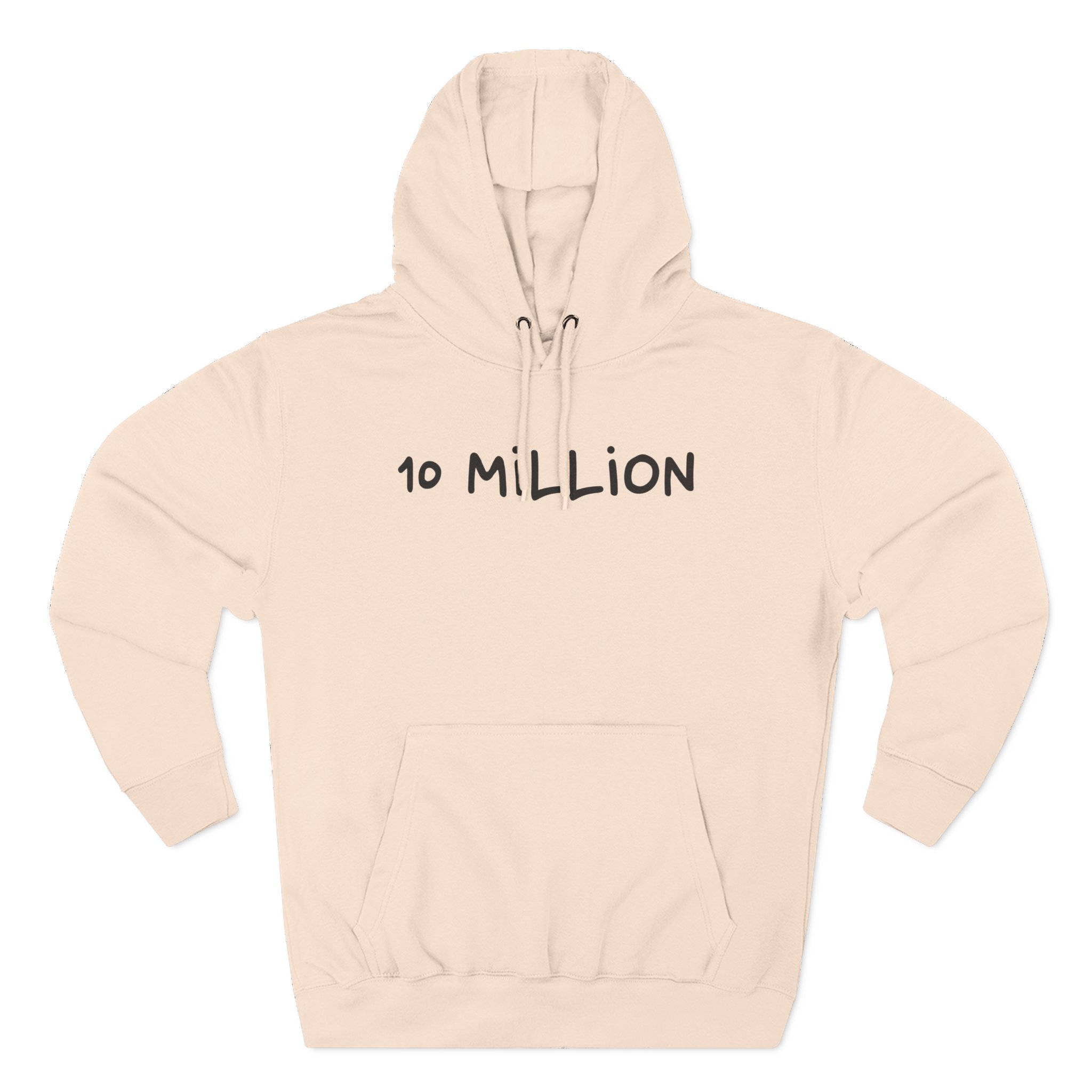 Casey Neistat 10 Million Three-Panel Fleece Hoodie