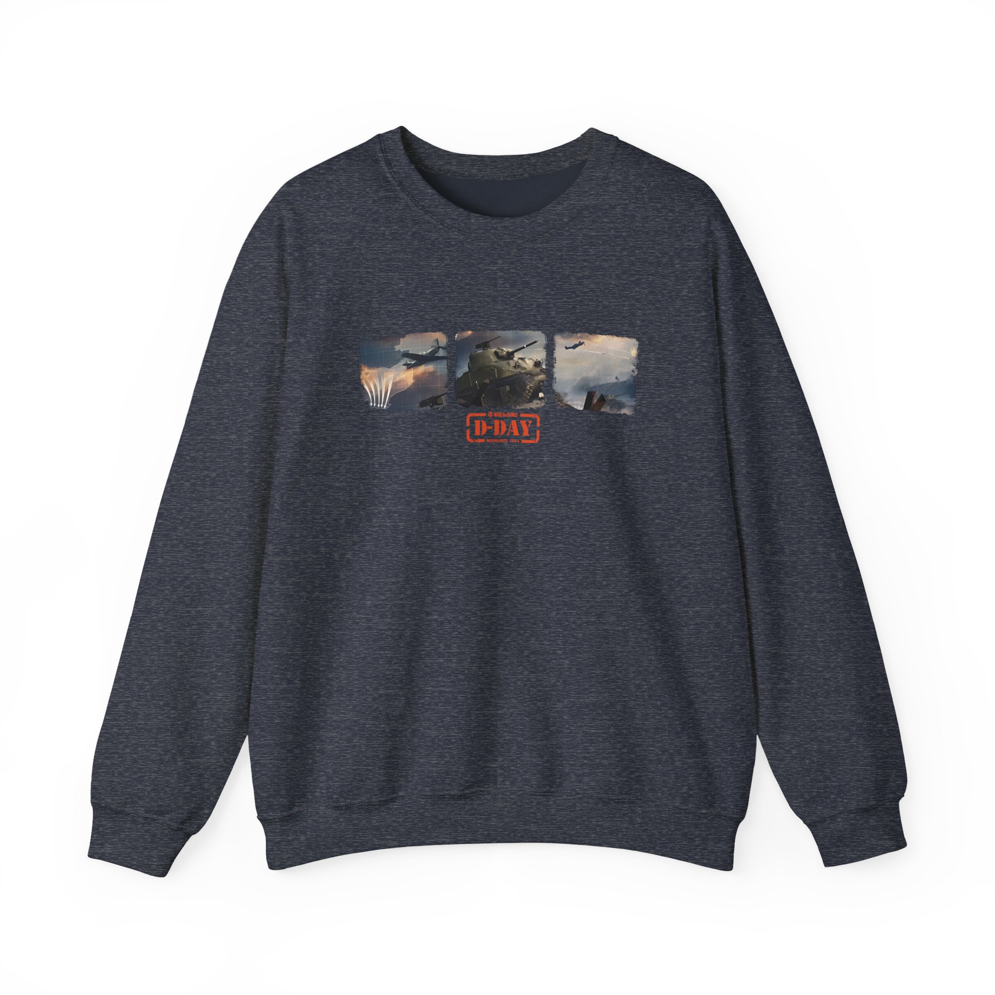 World of Tank Wot D-day Unisex Heavy Blendâ„¢ Crewneck Sweatshirt