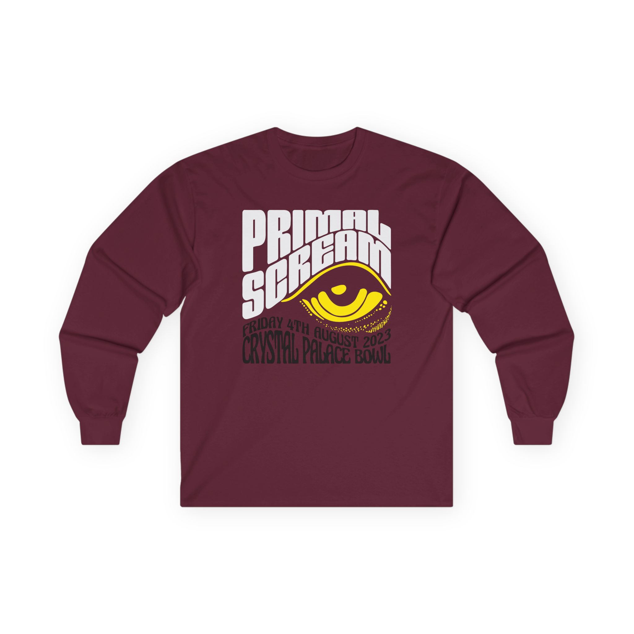 Primal Scream London Crystal Palace Bowl Unisex Ultra Cotton Long Sleeve Tee