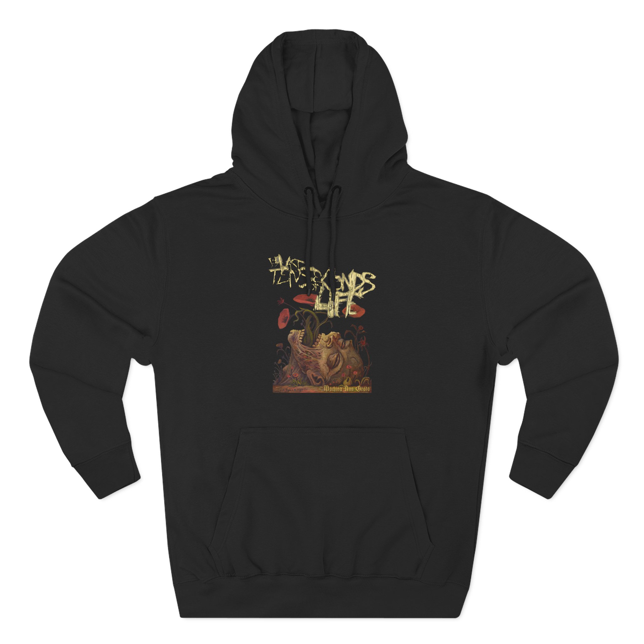 The Last Ten Seconds of Life Three-Panel Fleece Hoodie