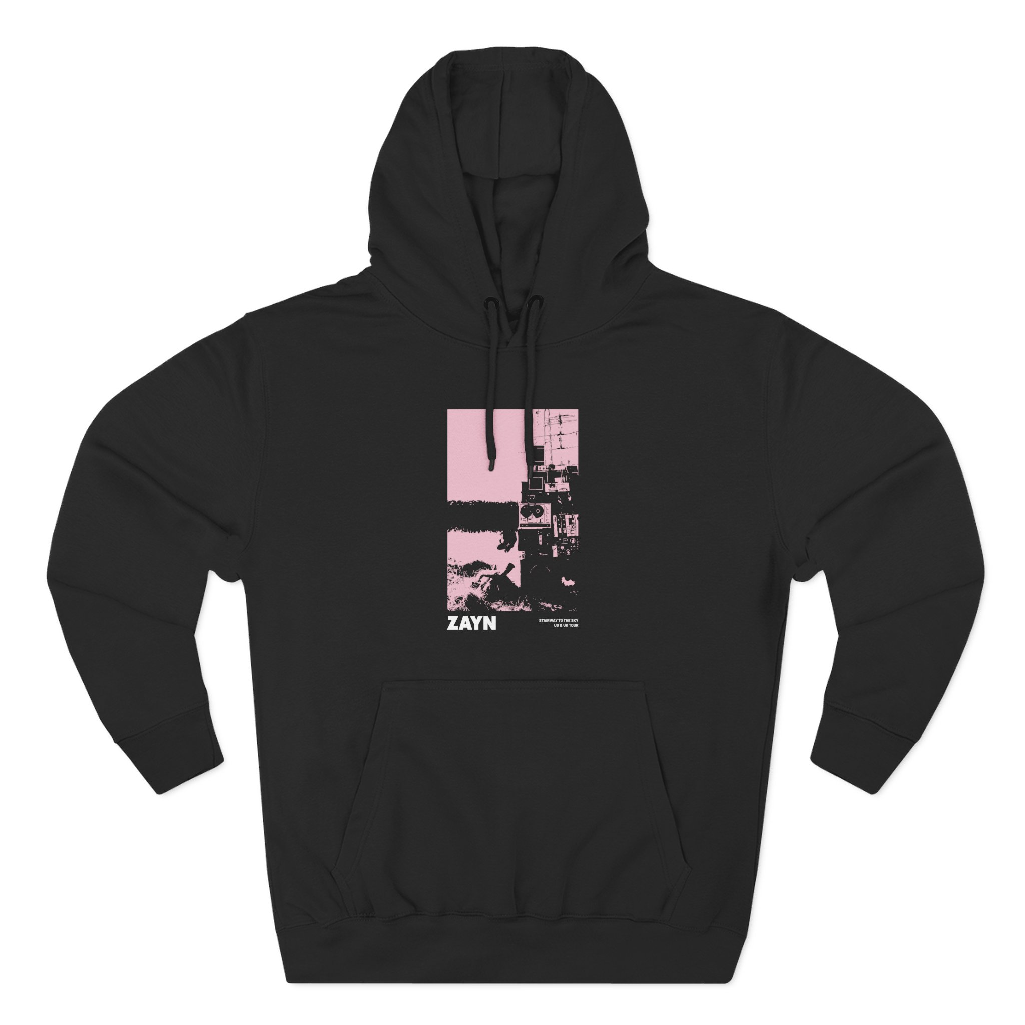 Zayn Malik Antenna Itin Faded Three-Panel Fleece Hoodie