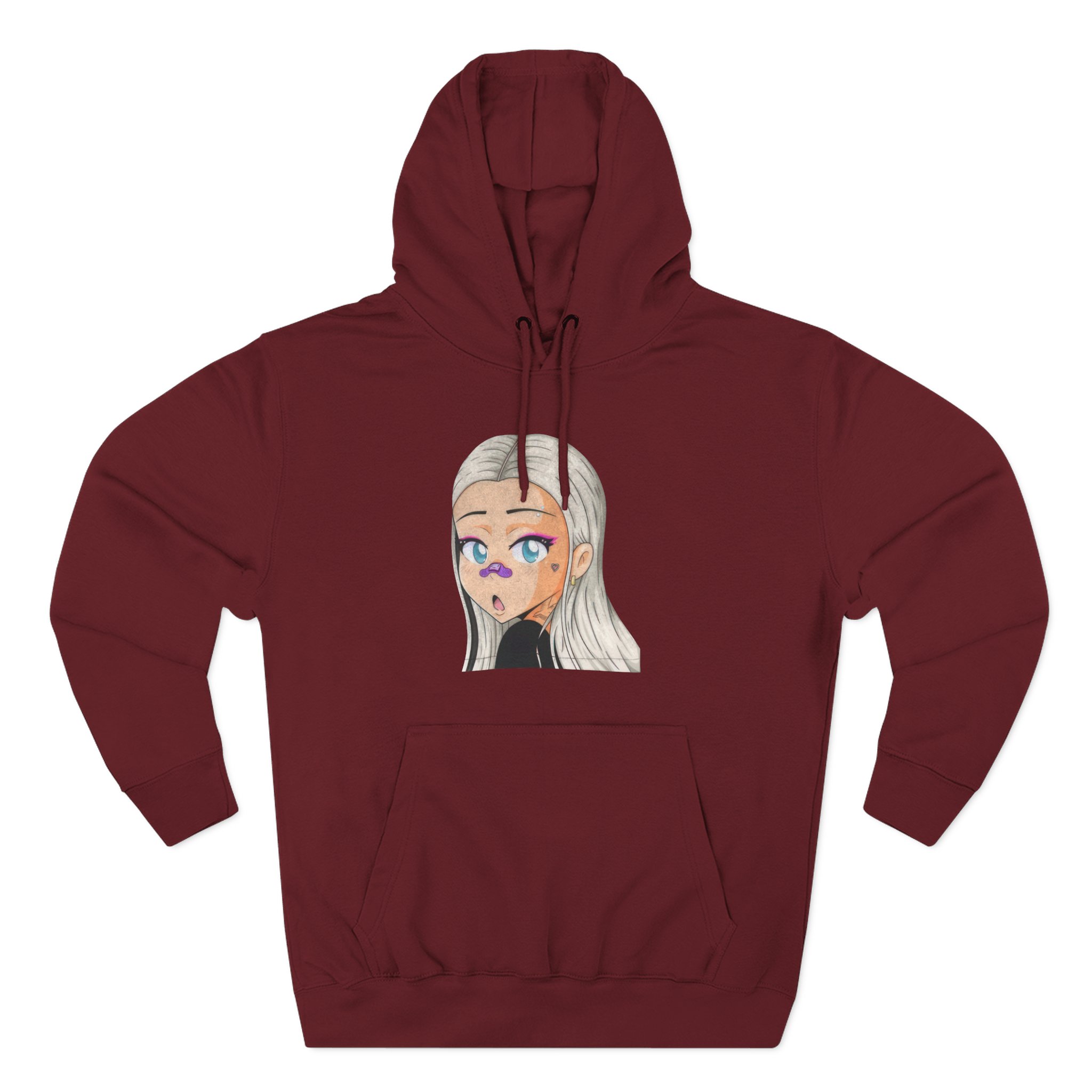 Young Miko Three-Panel Fleece Hoodie