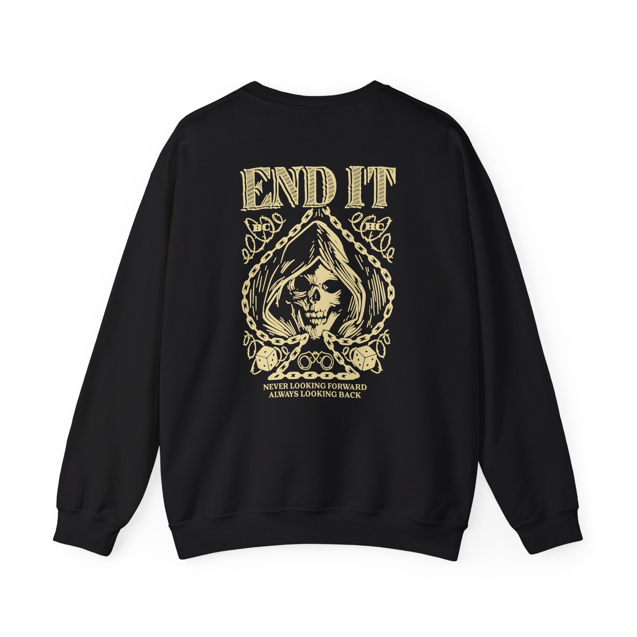 End It Spade Reaper Unisex Heavy Blendâ„¢ Crewneck Sweatshirt