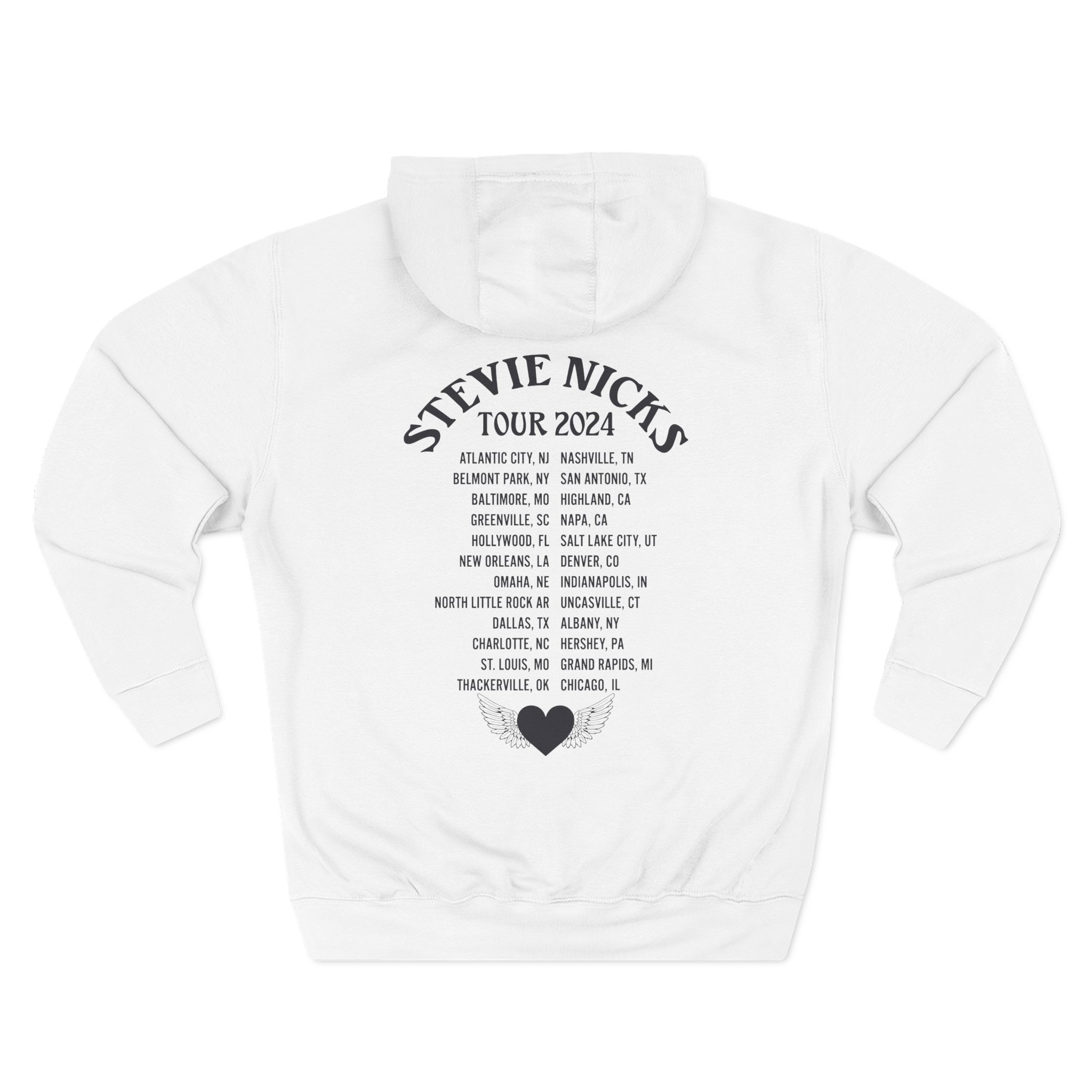 Stevie Nicks Tour Three-Panel Fleece Hoodie