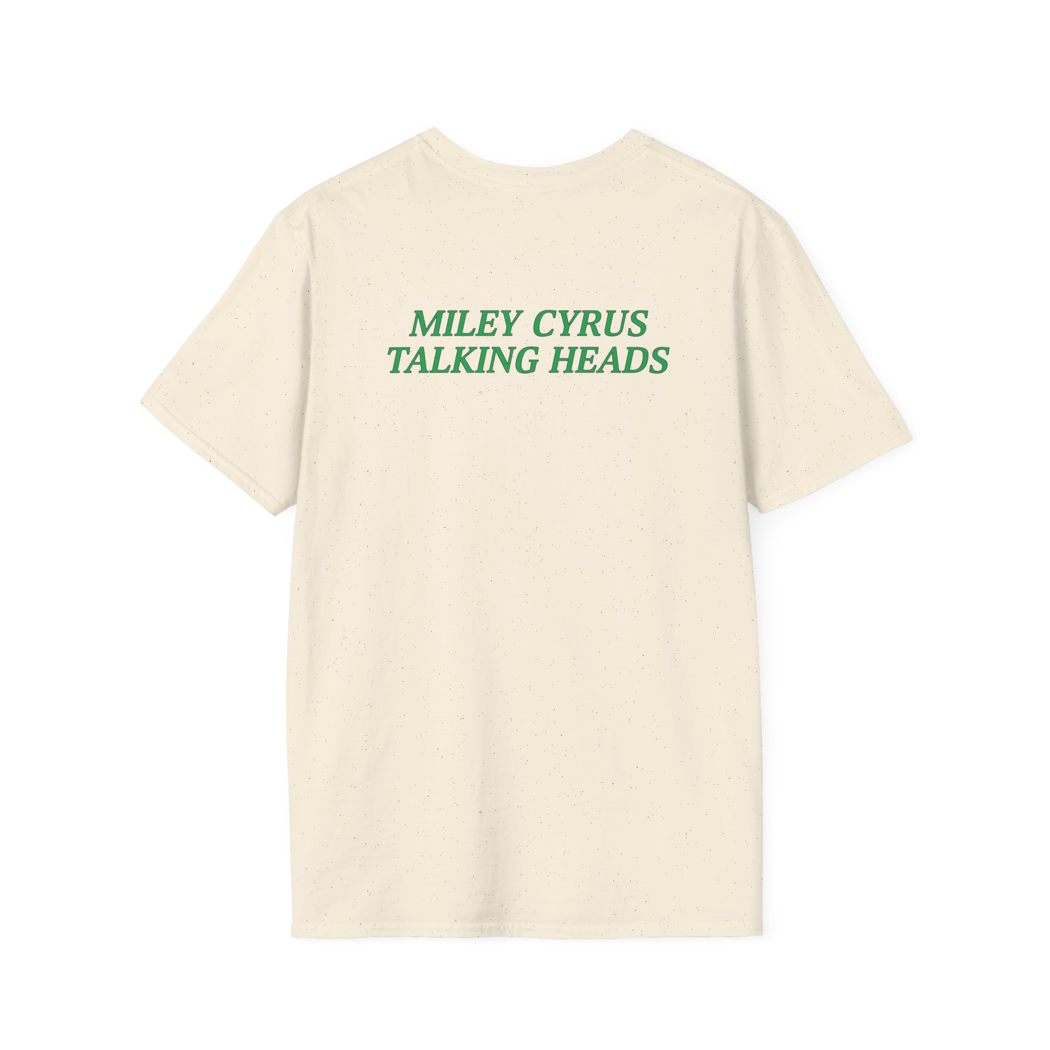 Talking Heads X Miley Psycho Killer Unisex Softstyle T-Shirt