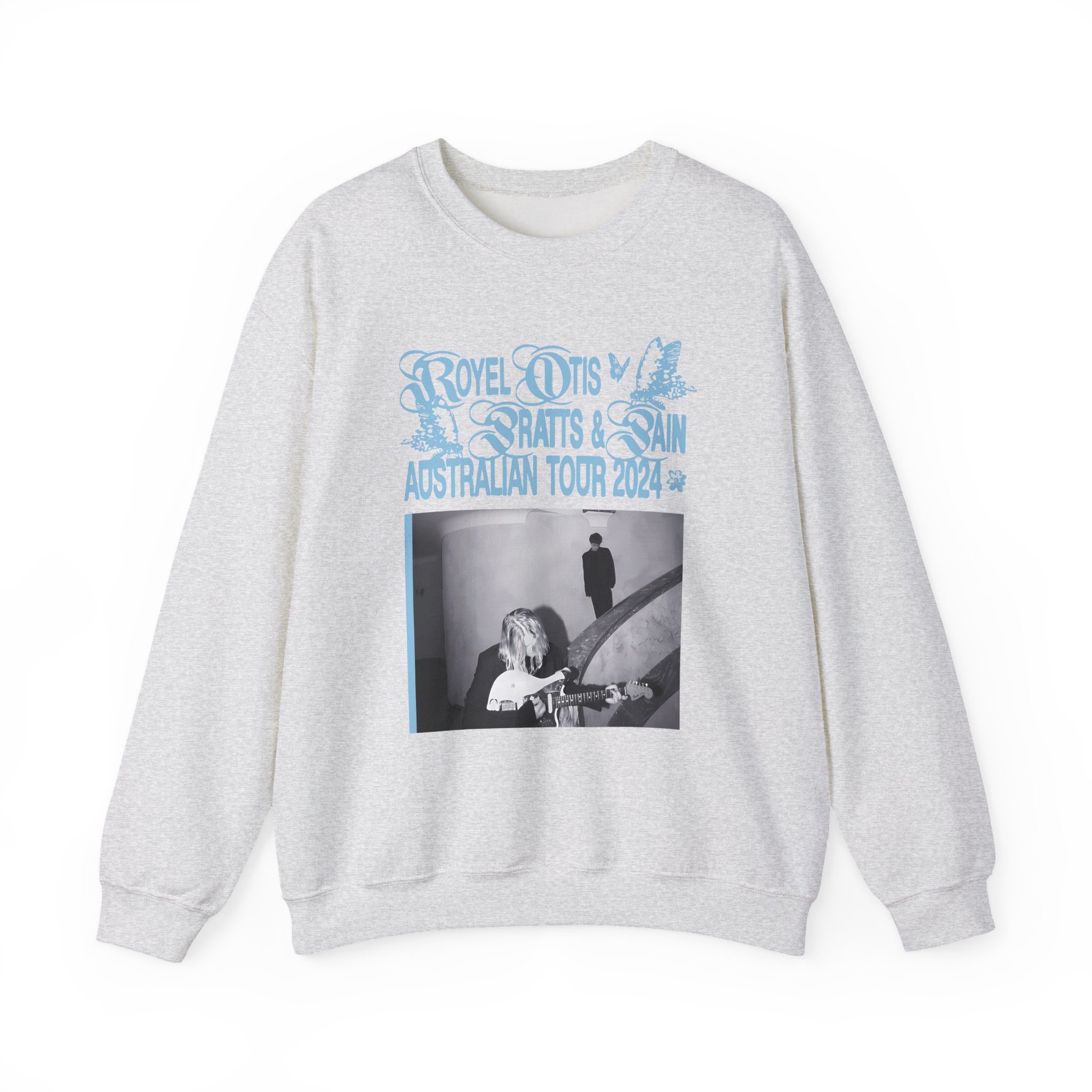 Royel Otis Band Pratts and Pain Australian Tour 2024 Unisex Heavy Blendâ„¢ Crewneck Sweatshirt