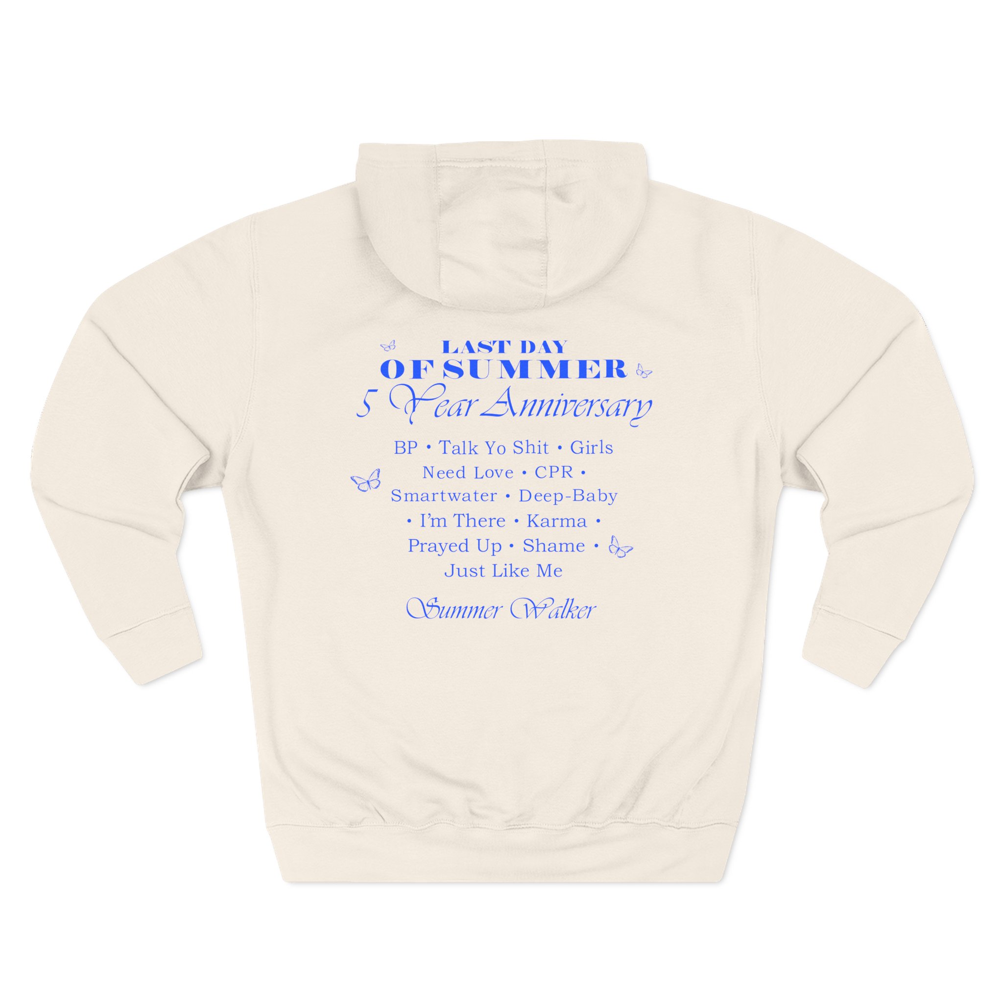 Summer Walker LDOS 5-Year Three-Panel Fleece Hoodie