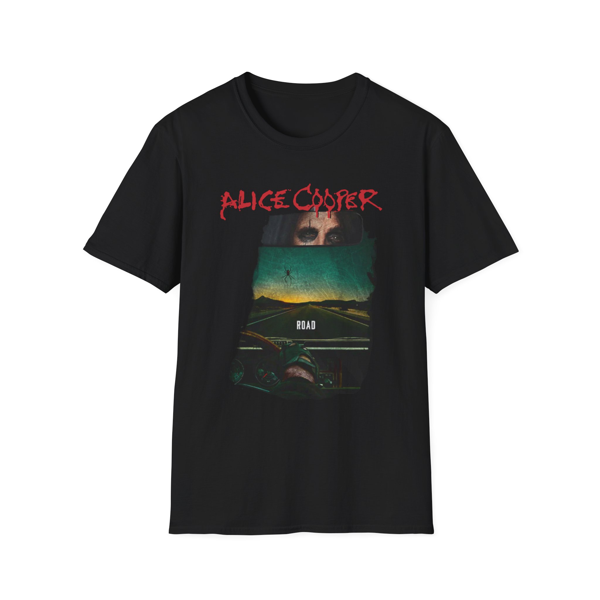 Alice Cooper Road Album Cover Unisex Softstyle T-Shirt