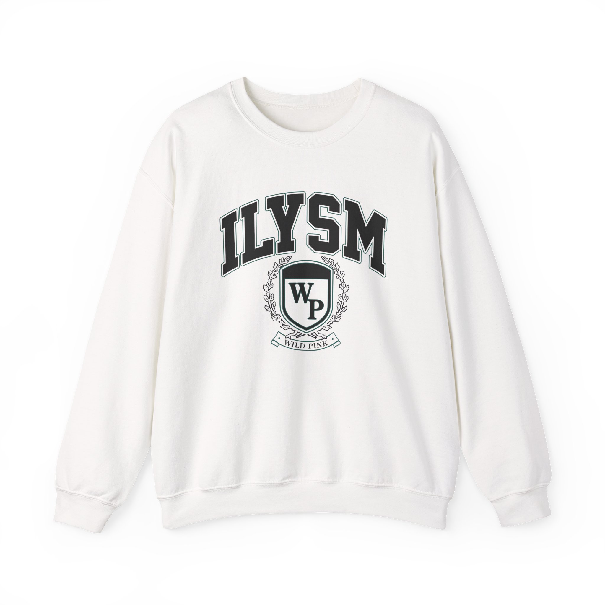 Wild Pink Ilysm Crew Collegiate Unisex Heavy Blendâ„¢ Crewneck Sweatshirt