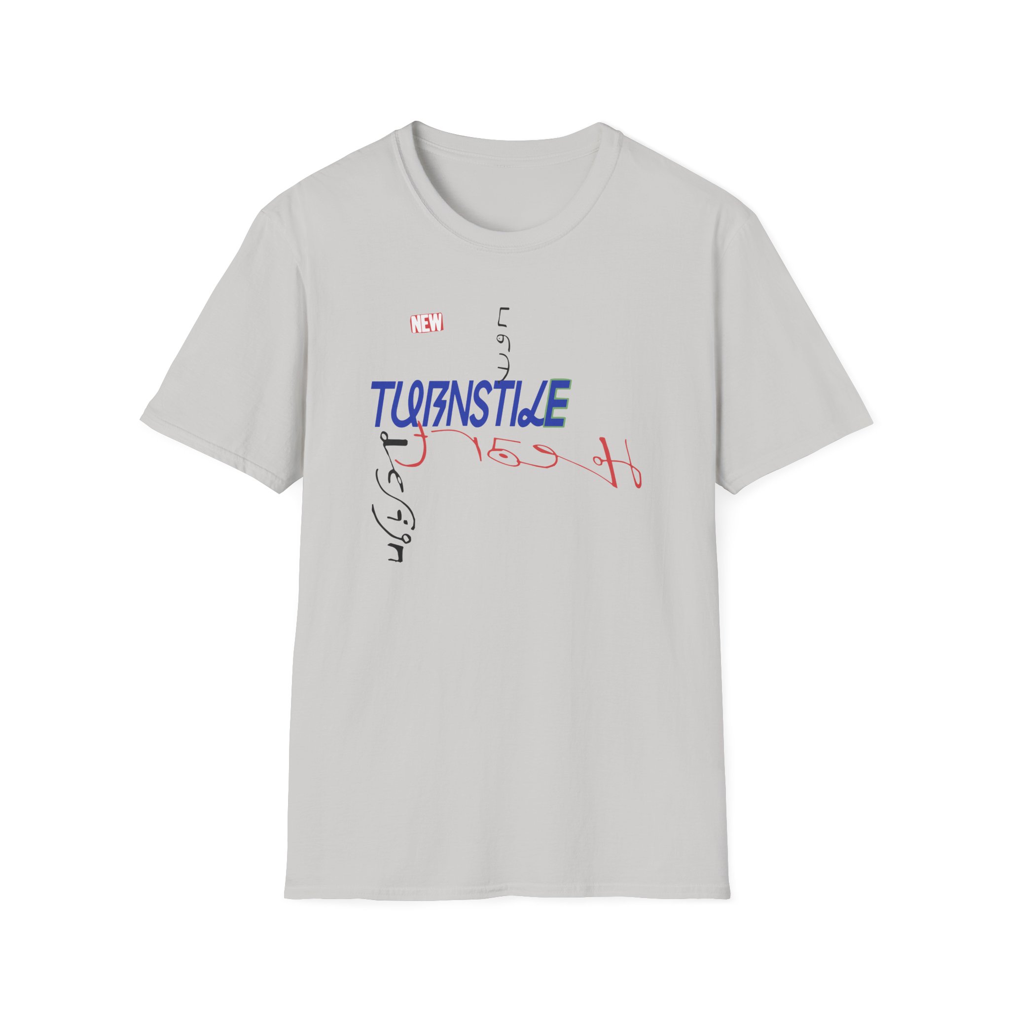 Turnstile New Heart Design Unisex Softstyle T-Shirt