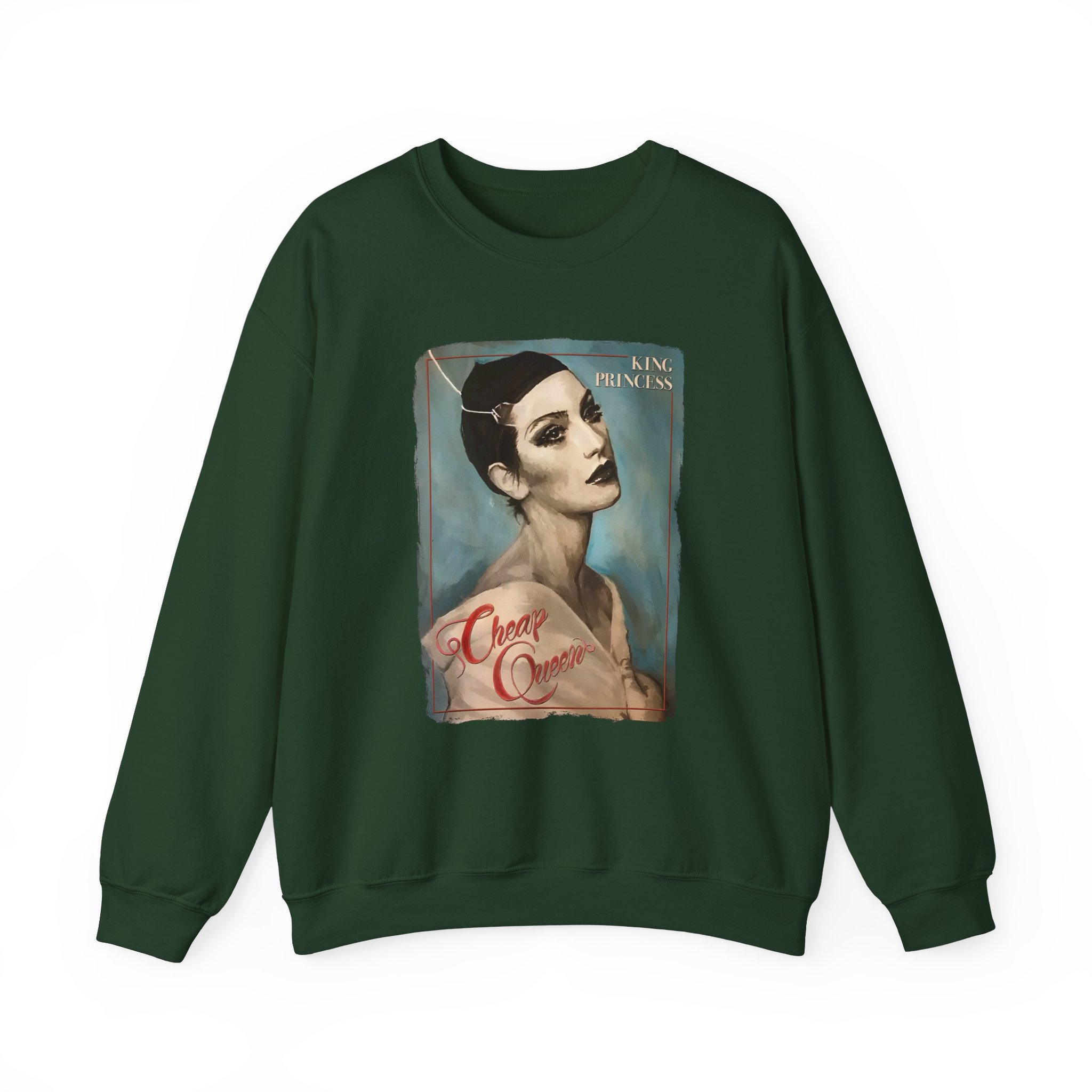 King Princess Cheap Queen Unisex Heavy Blendâ„¢ Crewneck Sweatshirt