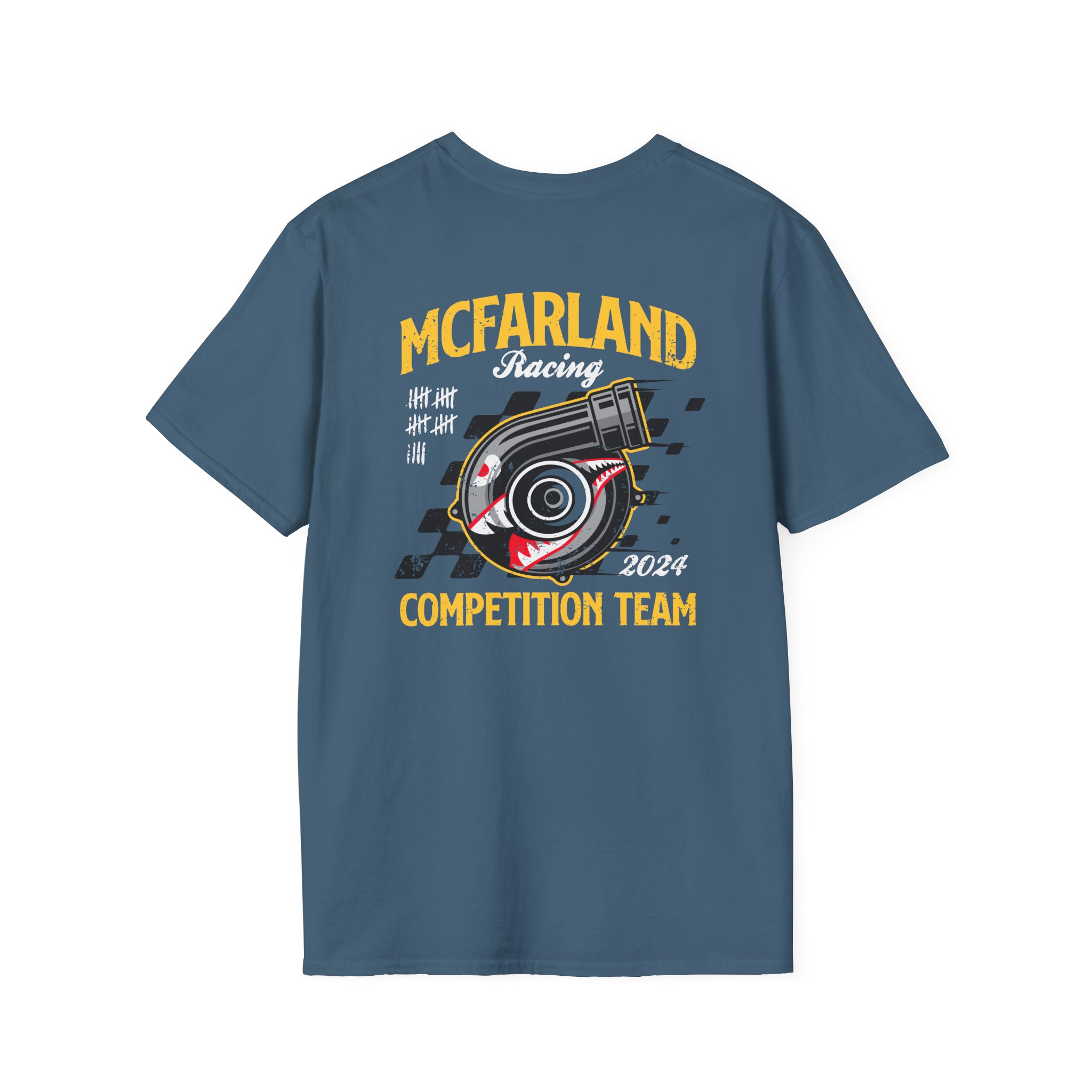 Cleetus Mcfarland Cleetus Turbo Racing Unisex Softstyle T-Shirt