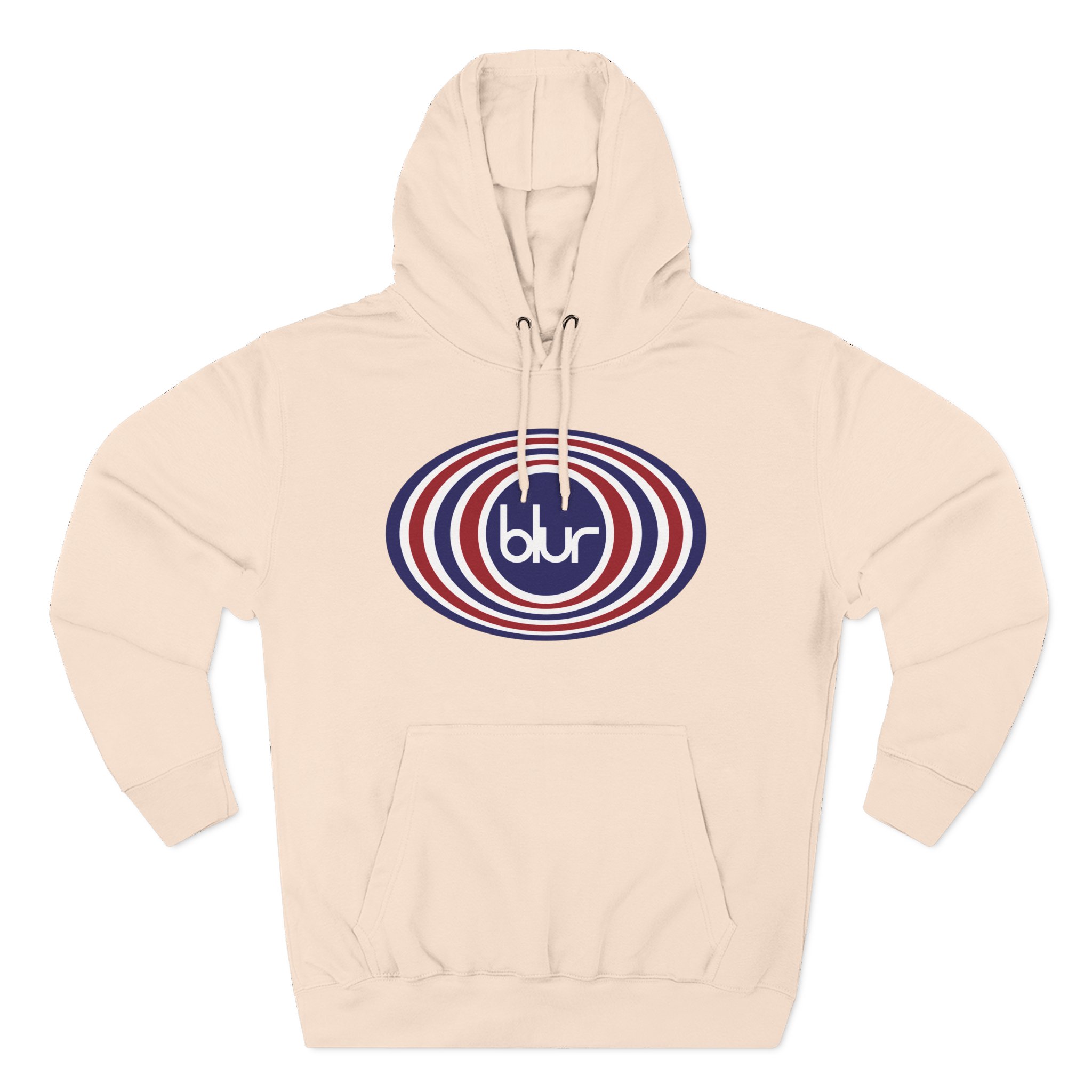 Blur Three-Panel Fleece Hoodie