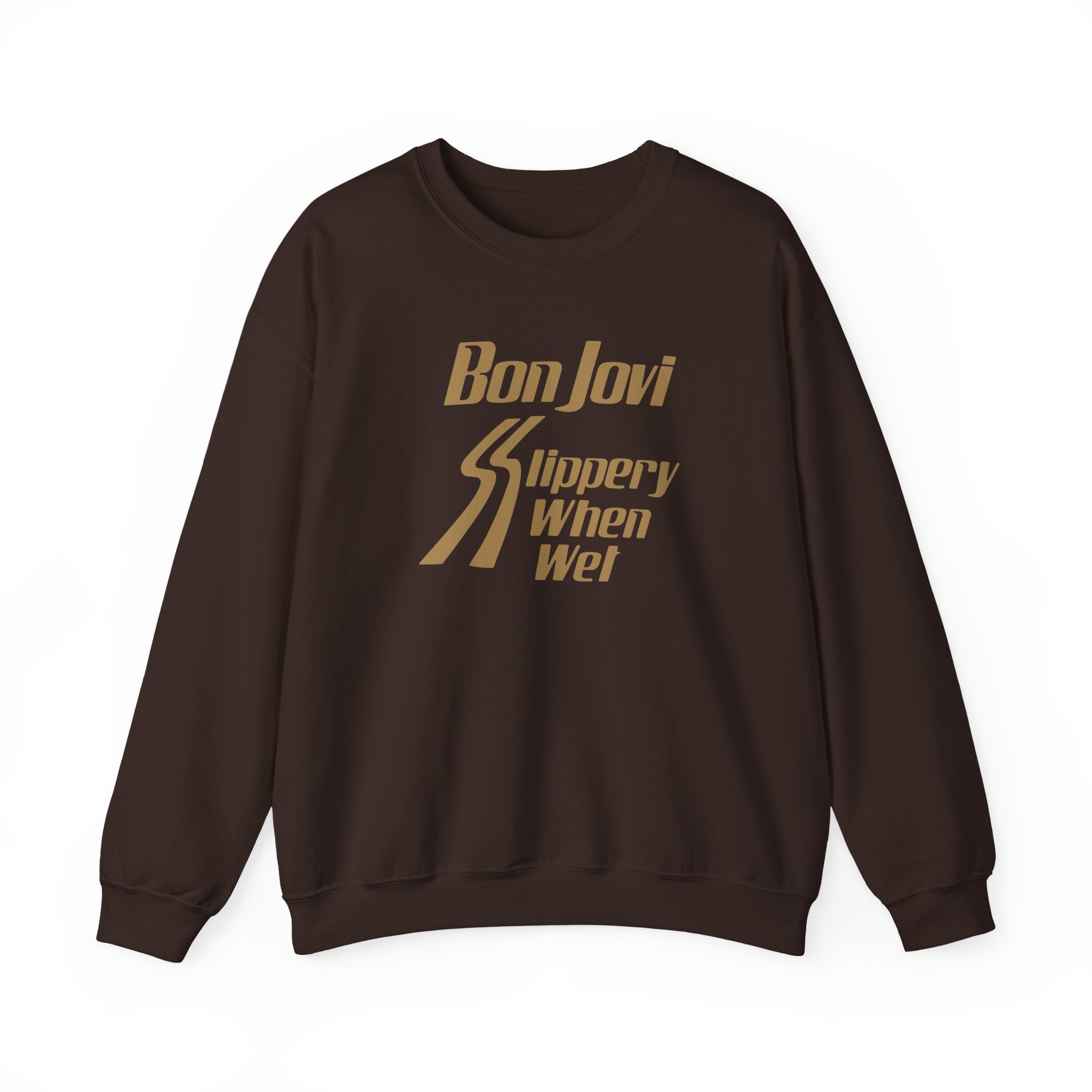 Bon Jovi Slippery When Wet Unisex Heavy Blendâ„¢ Crewneck Sweatshirt