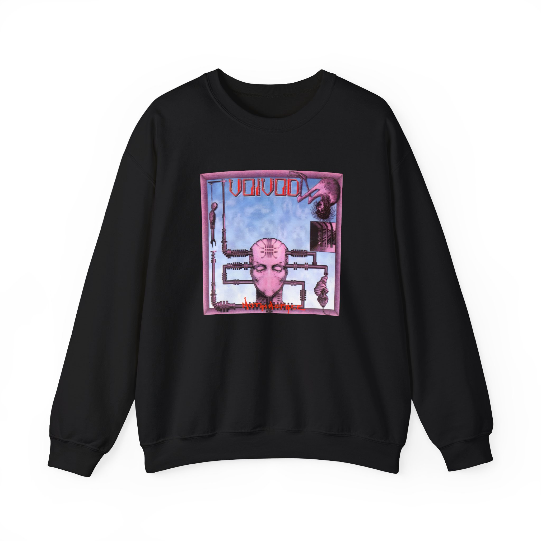 Voivod Nothingface V3 Unisex Heavy Blendâ„¢ Crewneck Sweatshirt