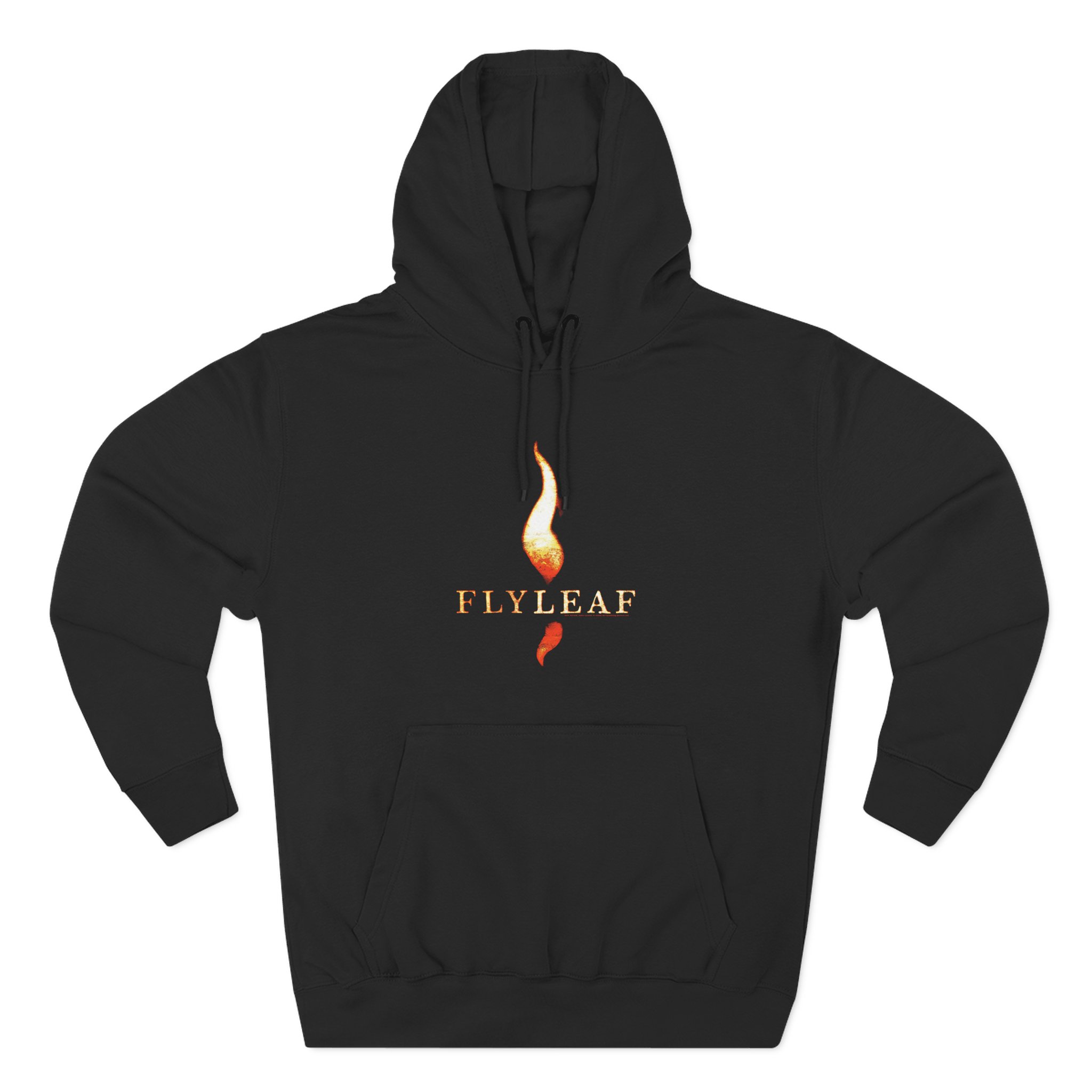 Flyleaf Flame Logo Three-Panel Fleece Hoodie