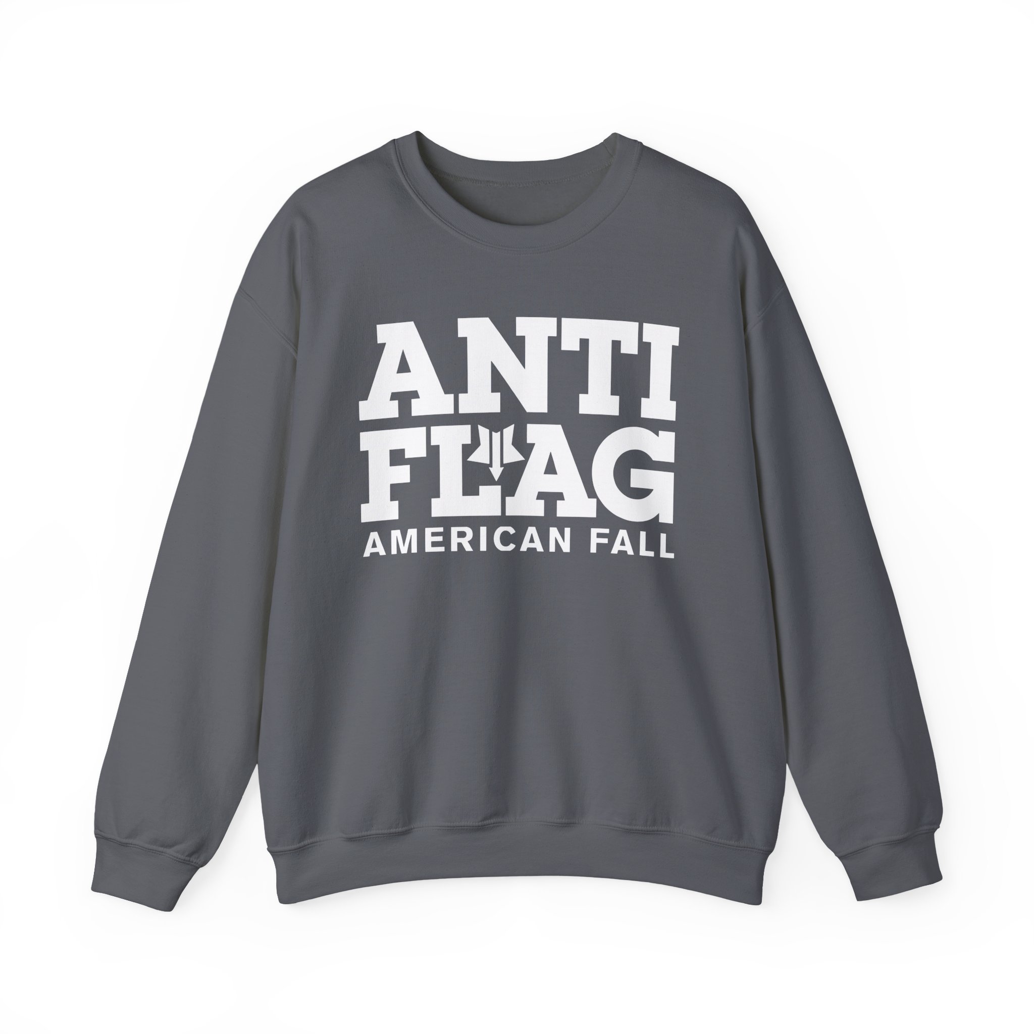 Anti Flag American Fall Unisex Heavy Blendâ„¢ Crewneck Sweatshirt