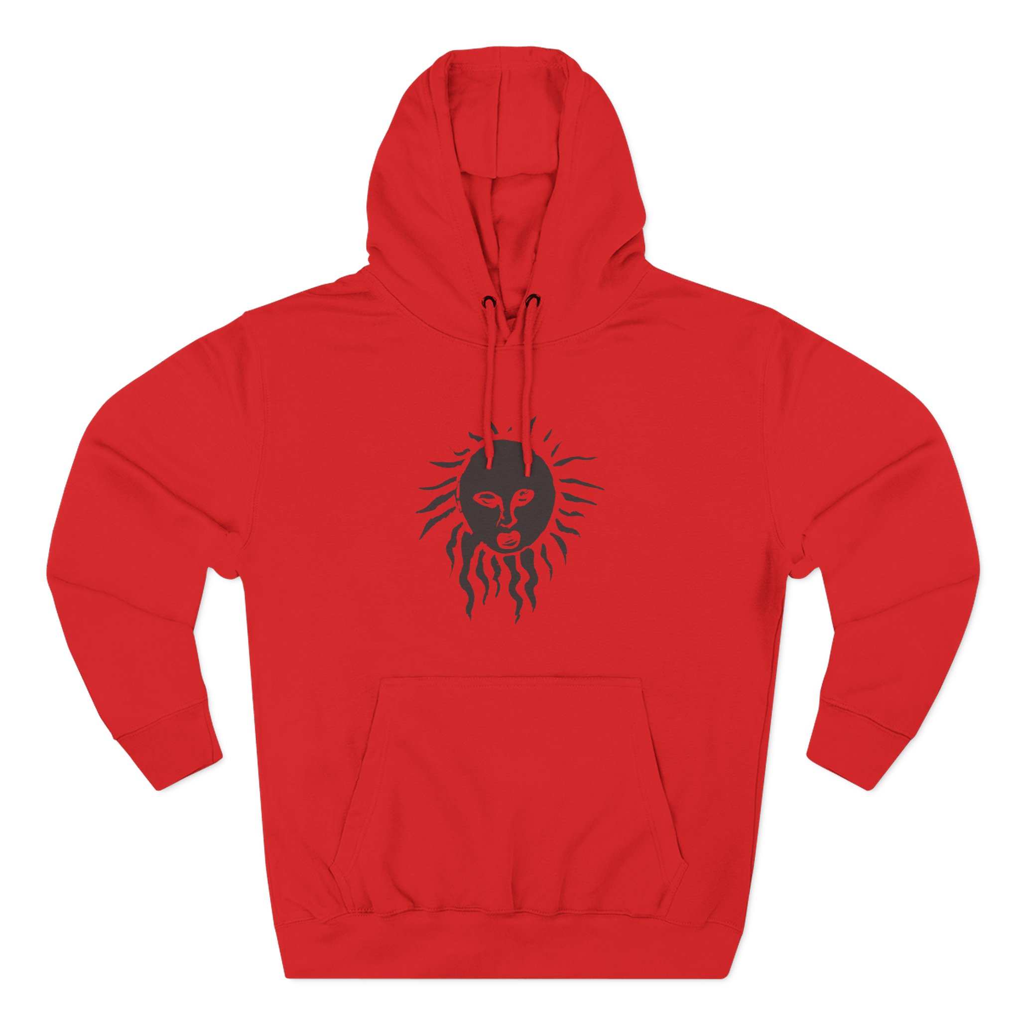 Like Moths to Flames Staring at the Sun Three-Panel Fleece Hoodie