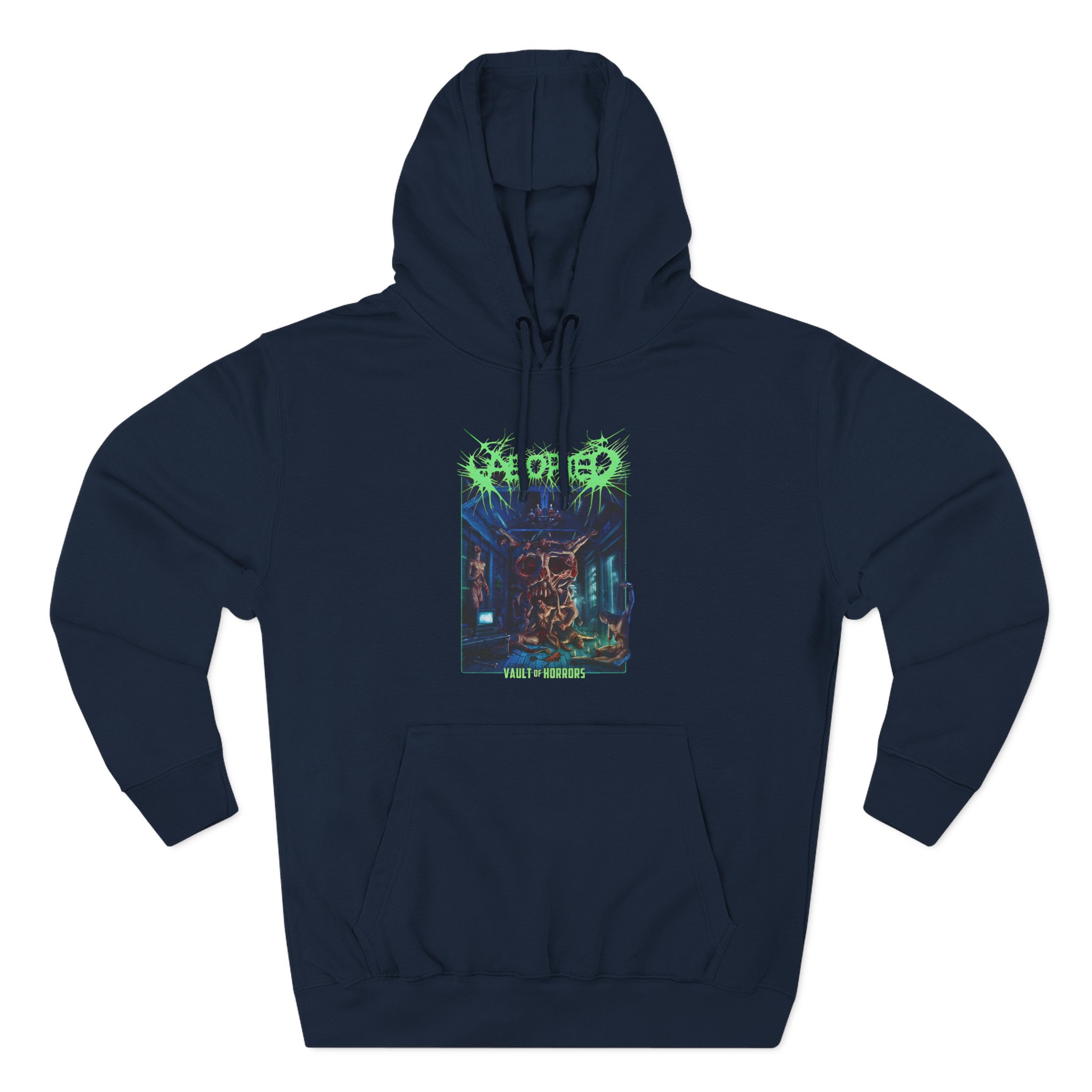 Aborted Vault of Horrors Three-Panel Fleece Hoodie