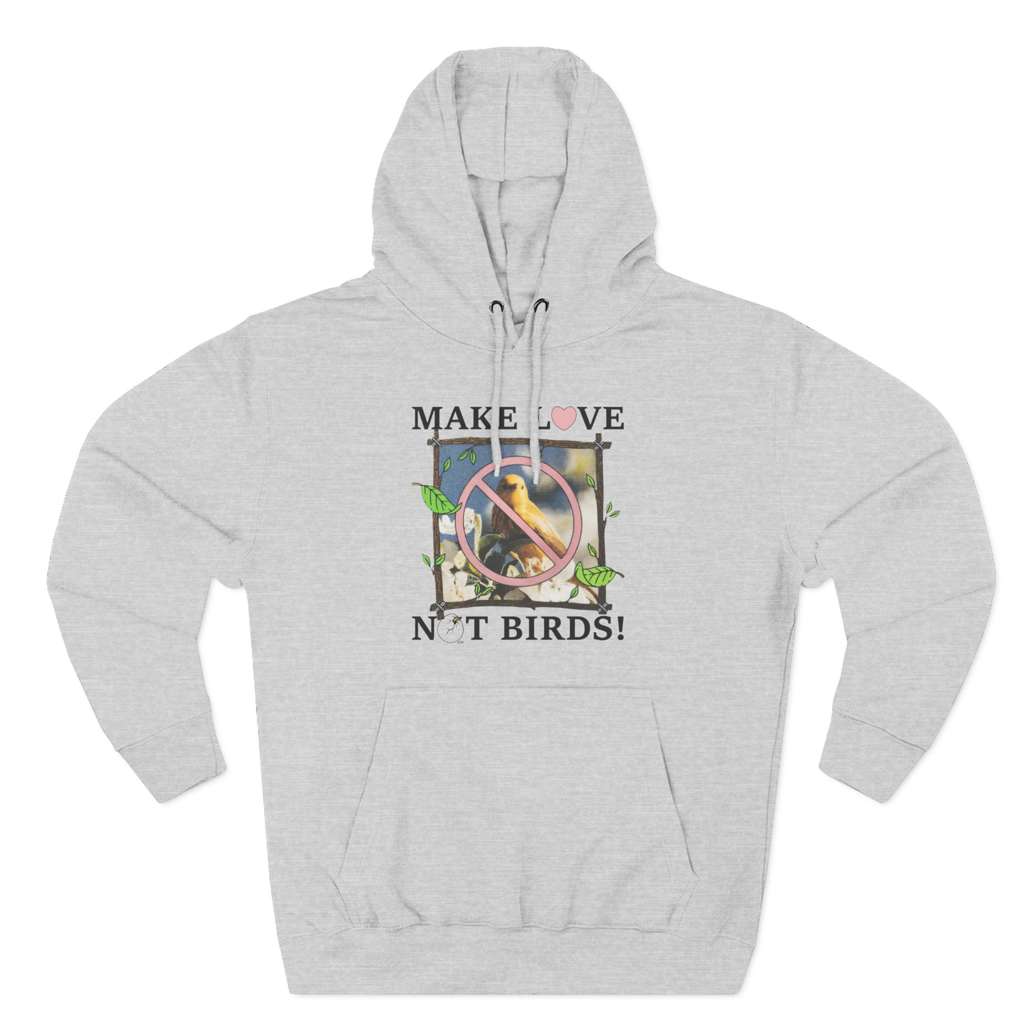 Birds Arent Real Three-Panel Fleece Hoodie