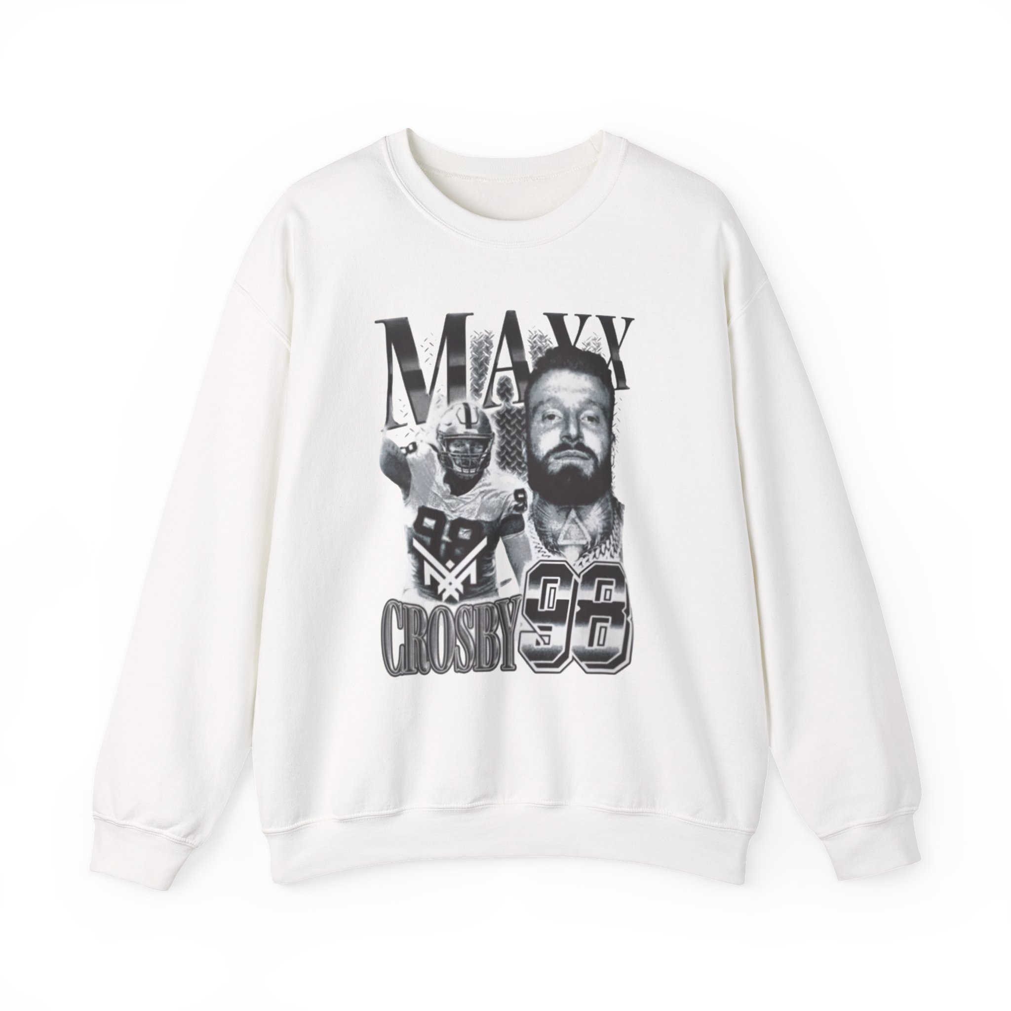 Maxx Crosby Vintage Unisex Heavy Blendâ„¢ Crewneck Sweatshirt
