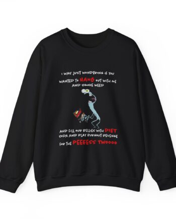 Mr. Landlord Smiling Friends I Was Just Wondering Unisex Heavy Blend Crewneck Sweatshirt