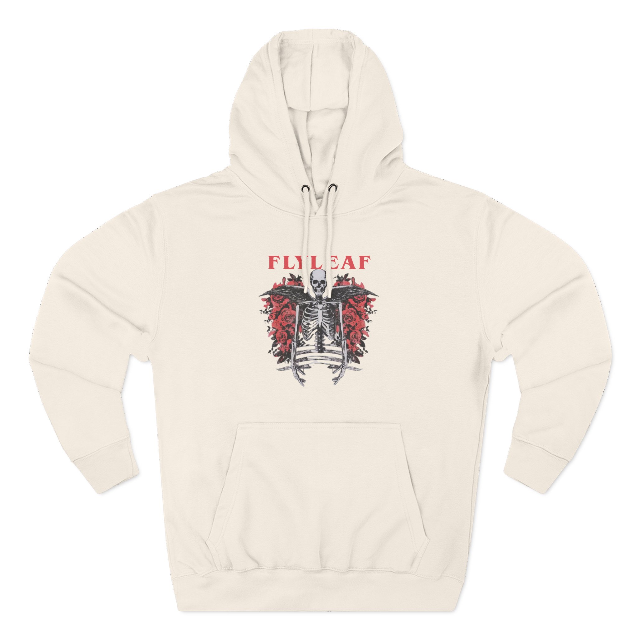 Flyleaf Skeleton Angel Three-Panel Fleece Hoodie
