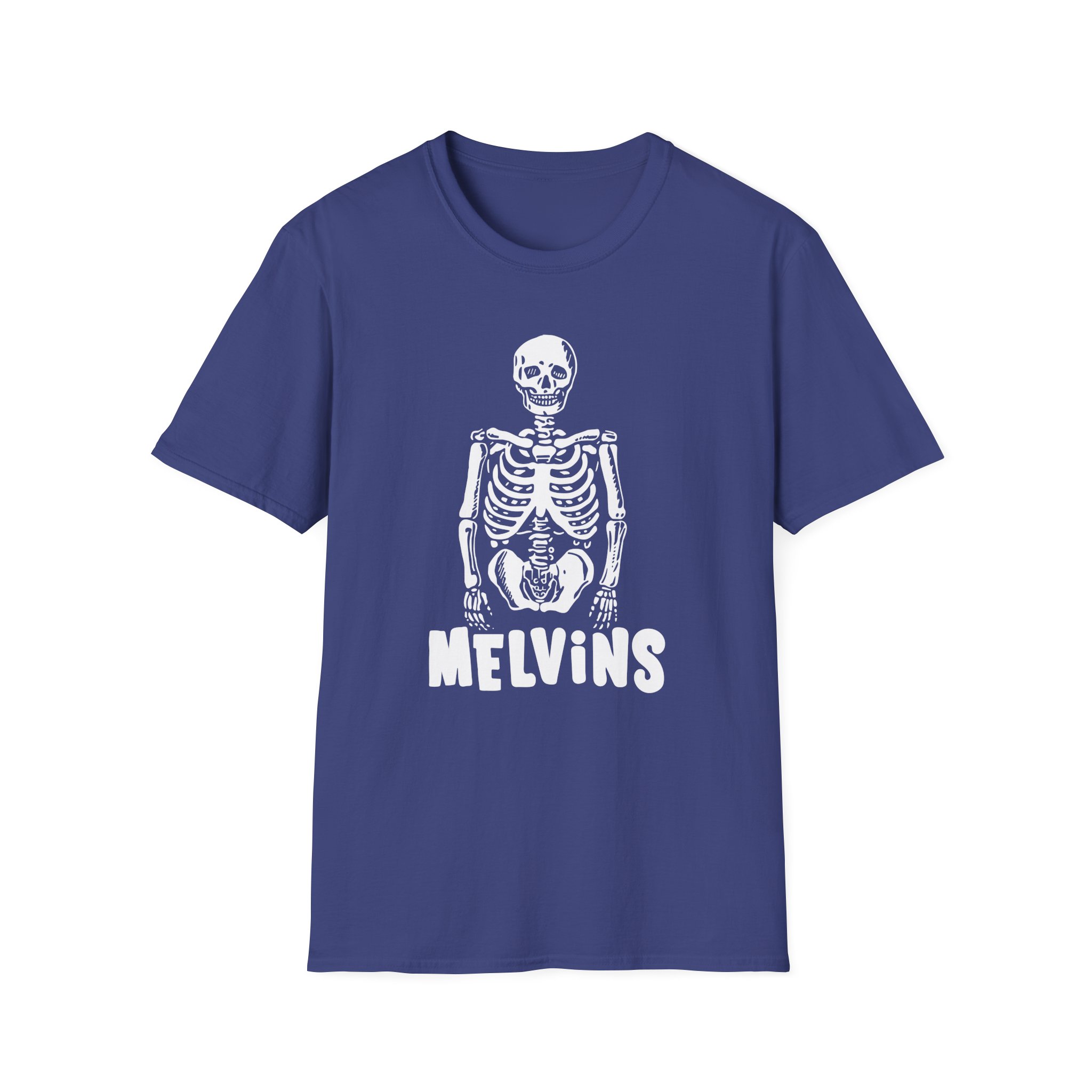 Melvins Skeleton Logo Unisex Softstyle T-Shirt
