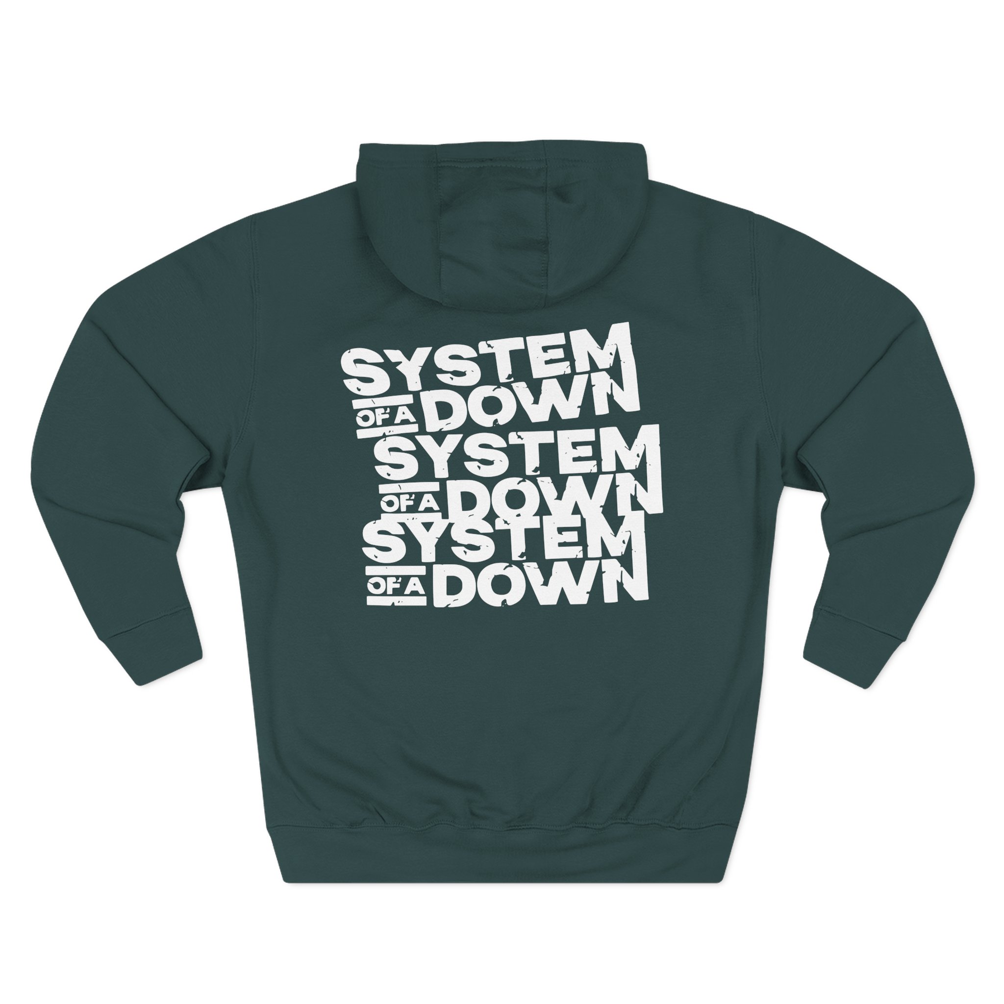 System of a Down Awake Distressed Three-Panel Fleece Hoodie