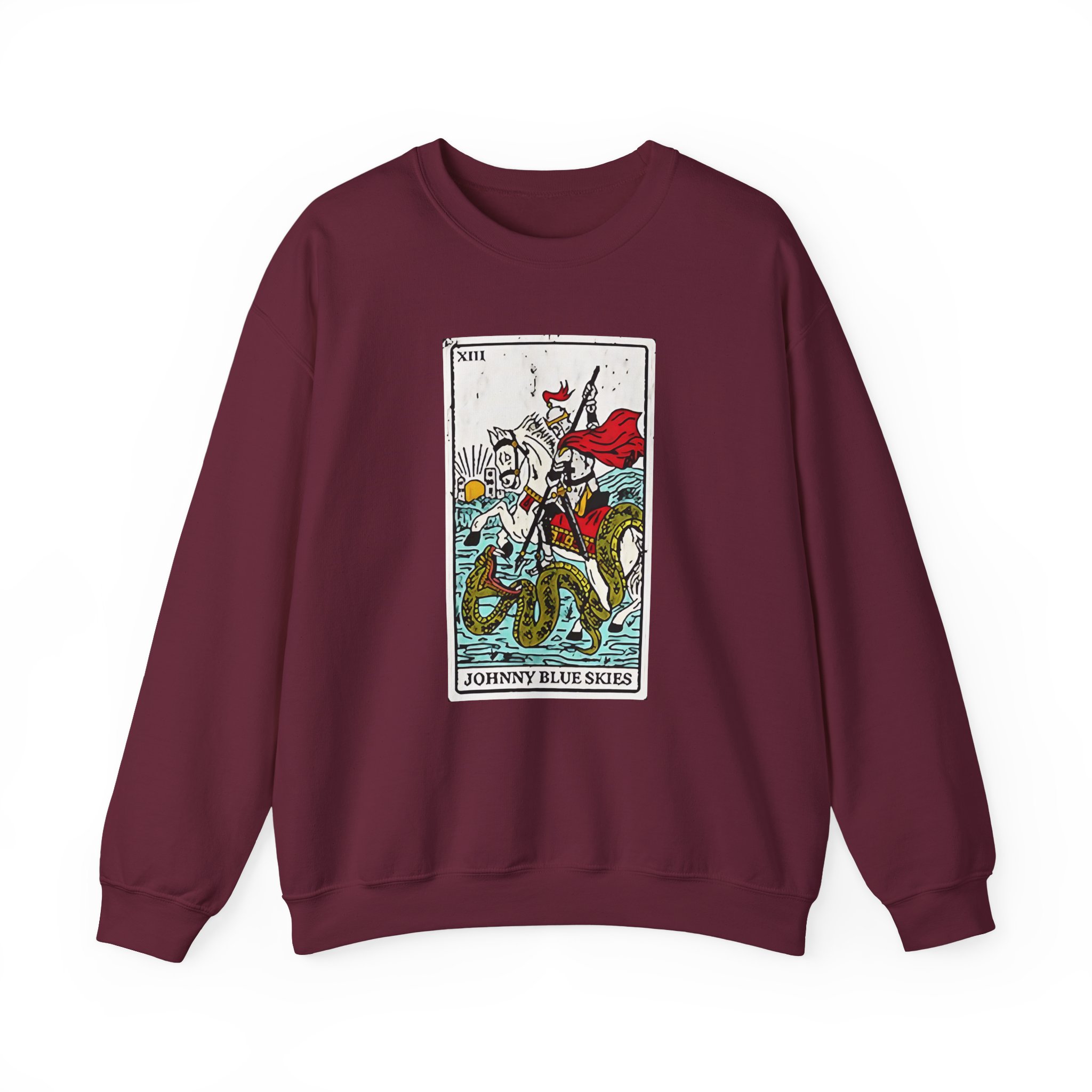 Sturgill Simpson Death Card Unisex Heavy Blendâ„¢ Crewneck Sweatshirt