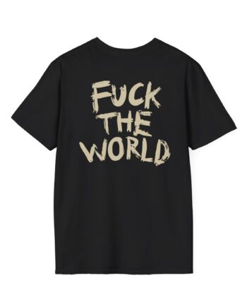 Disco Fuck the World Unisex Softstyle T-Shirt