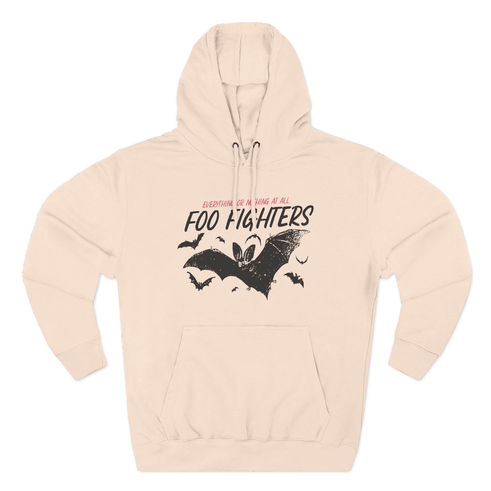 Foo Fighters Bat Three-Panel Fleece Hoodie