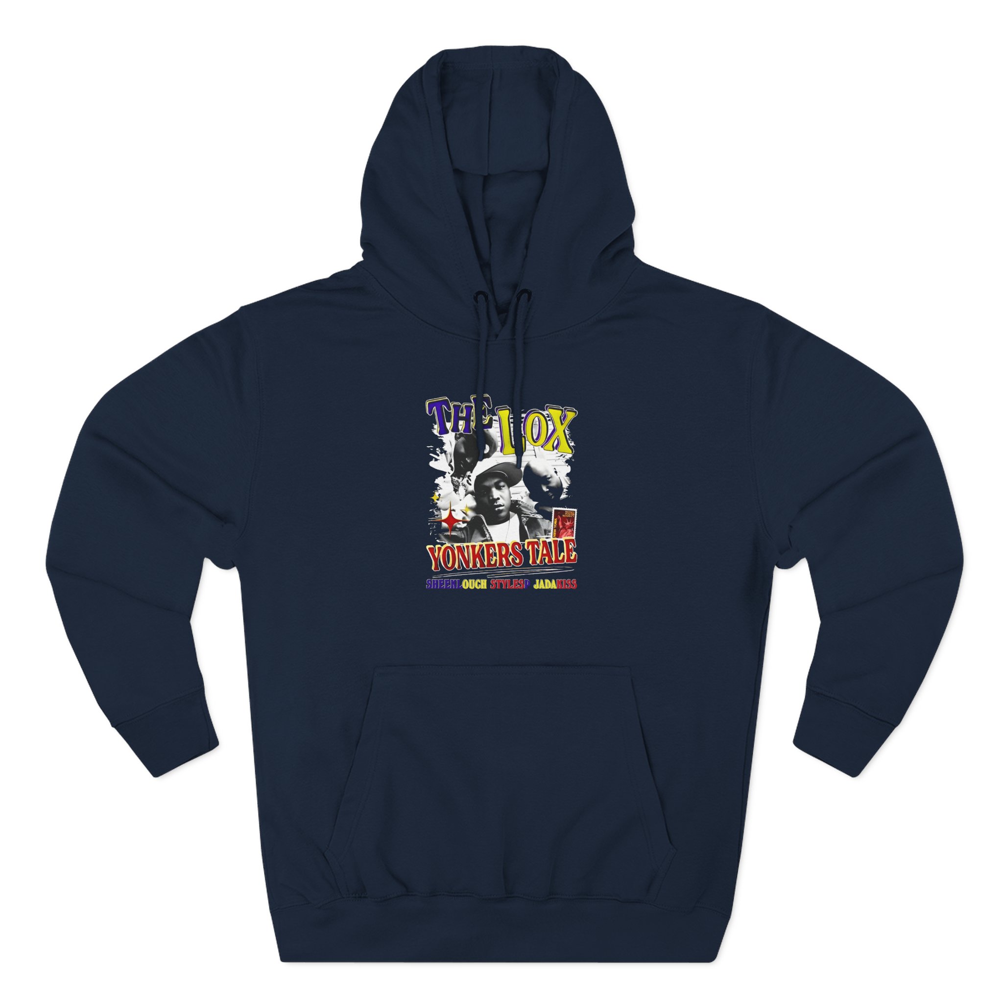 The Lox Yonkers Tale Sheek Louch Styles P Jadakiss Three-Panel Fleece Hoodie