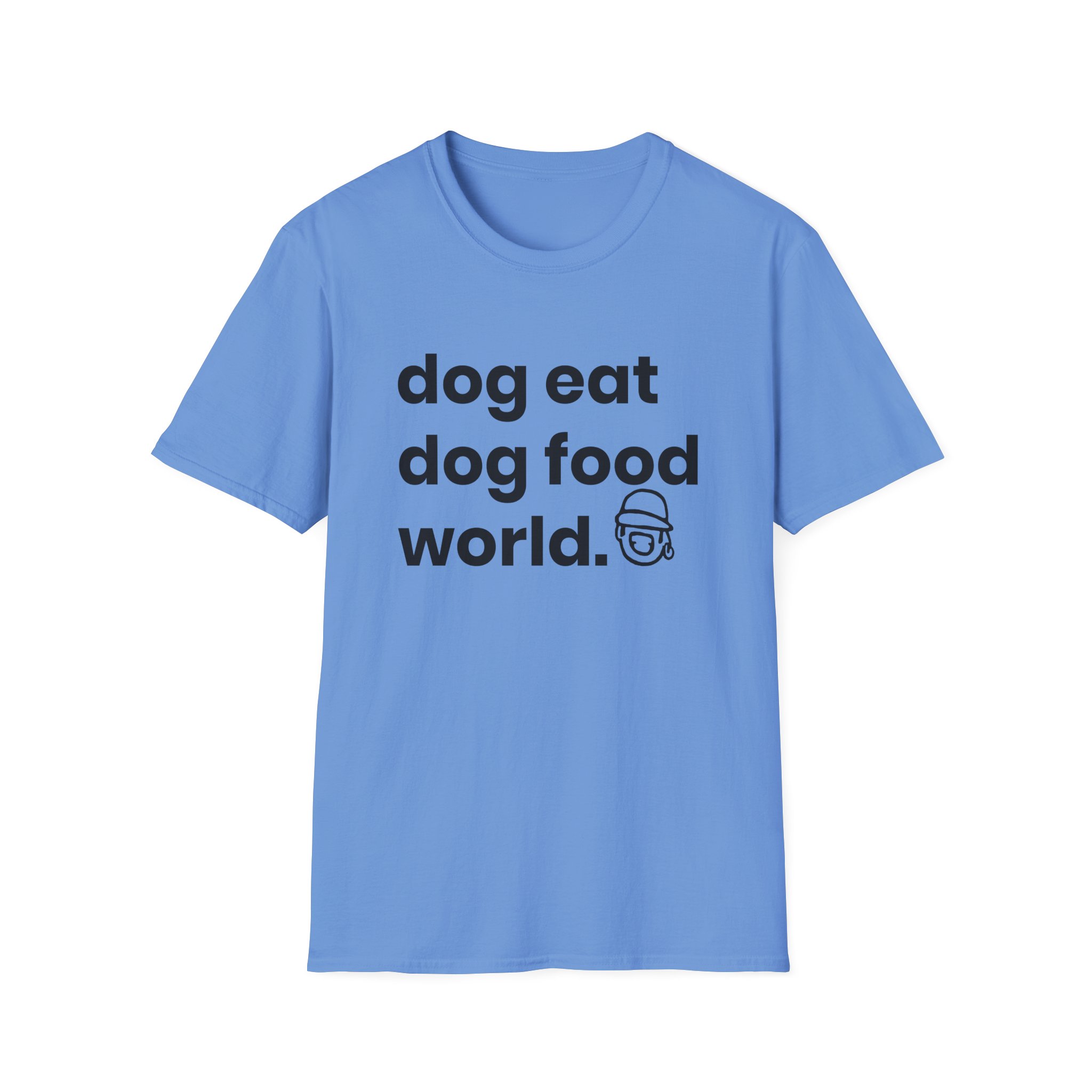 Niko B Dog Eat Dog Food World Unisex Softstyle T-shirt