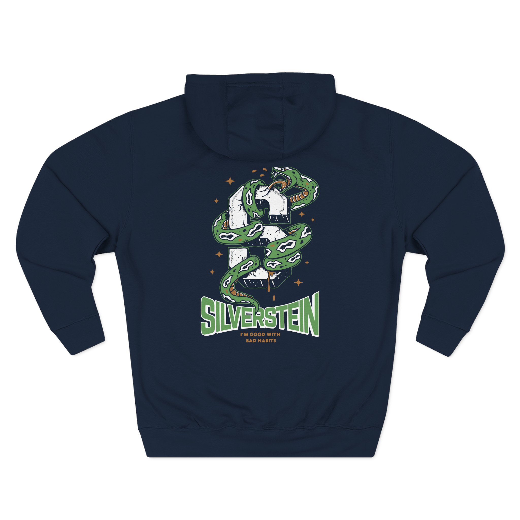 Silverstein Snake Three-Panel Fleece Hoodie