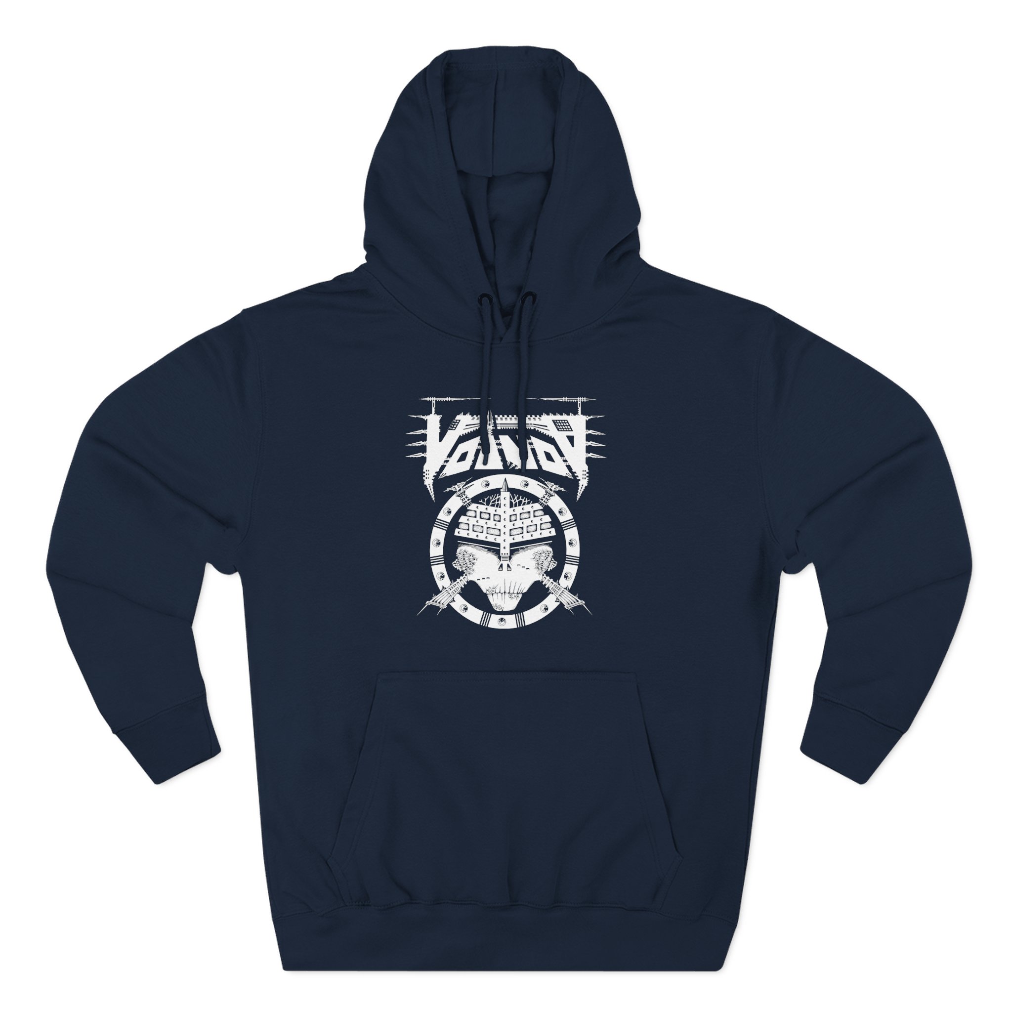 Voivod Skull 1987 Three-Panel Fleece Hoodie